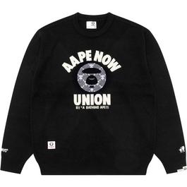 AAPE Moonface Logo Knit Jumper