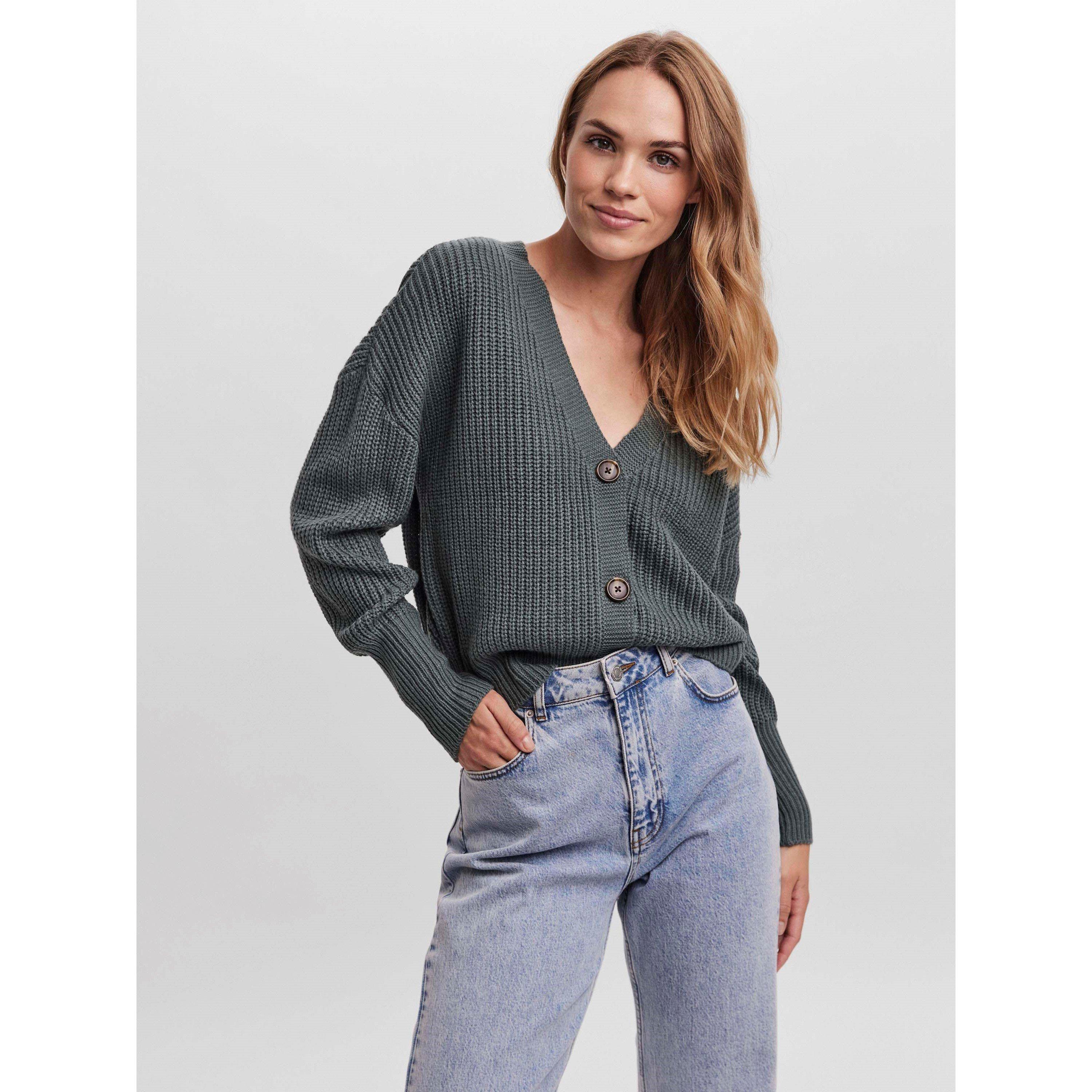 Balsamgrün - Vero Moda - Cuff Cardigan Ld62 - 2