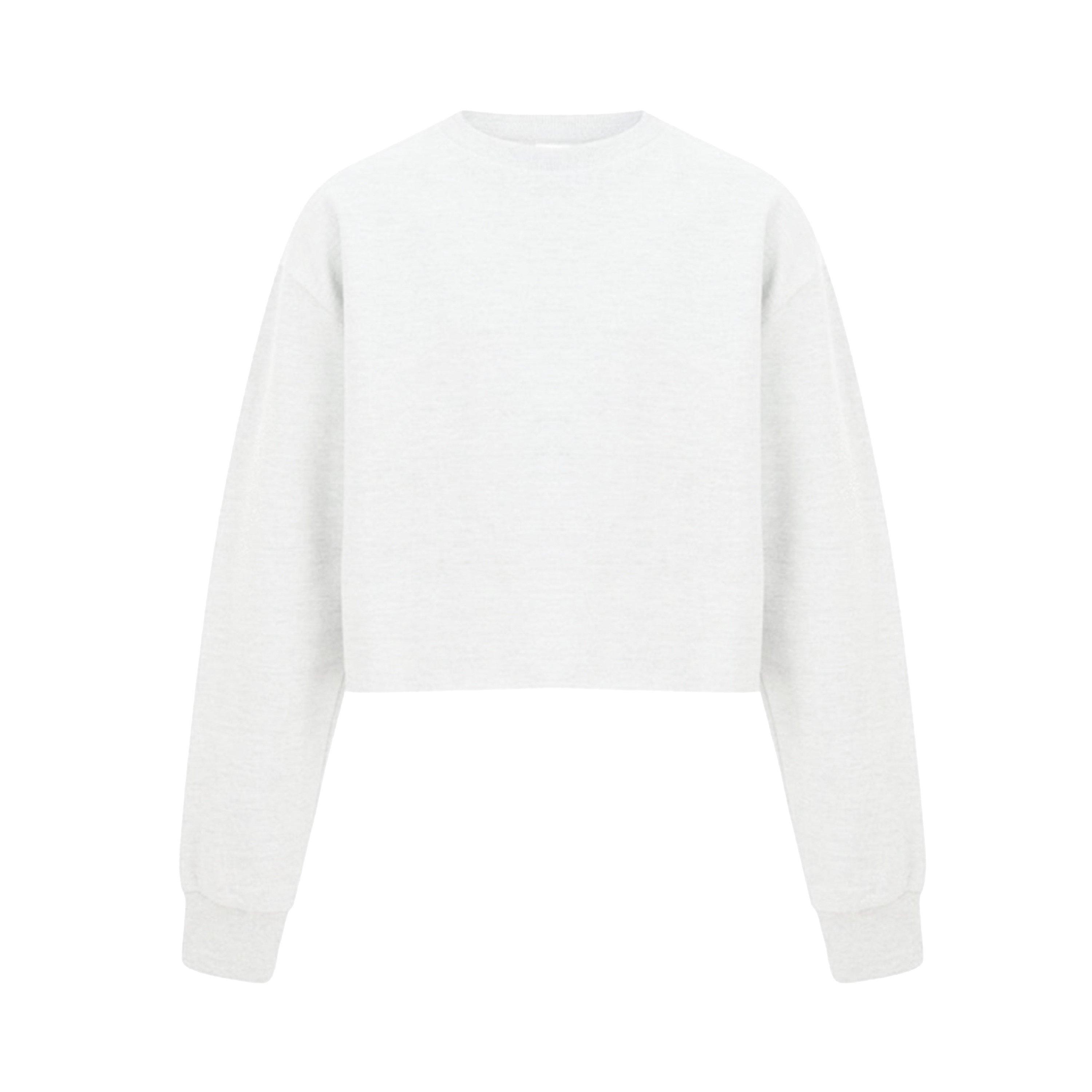 Branco - Miso - Women's Cropped Sweatshirt - 1
