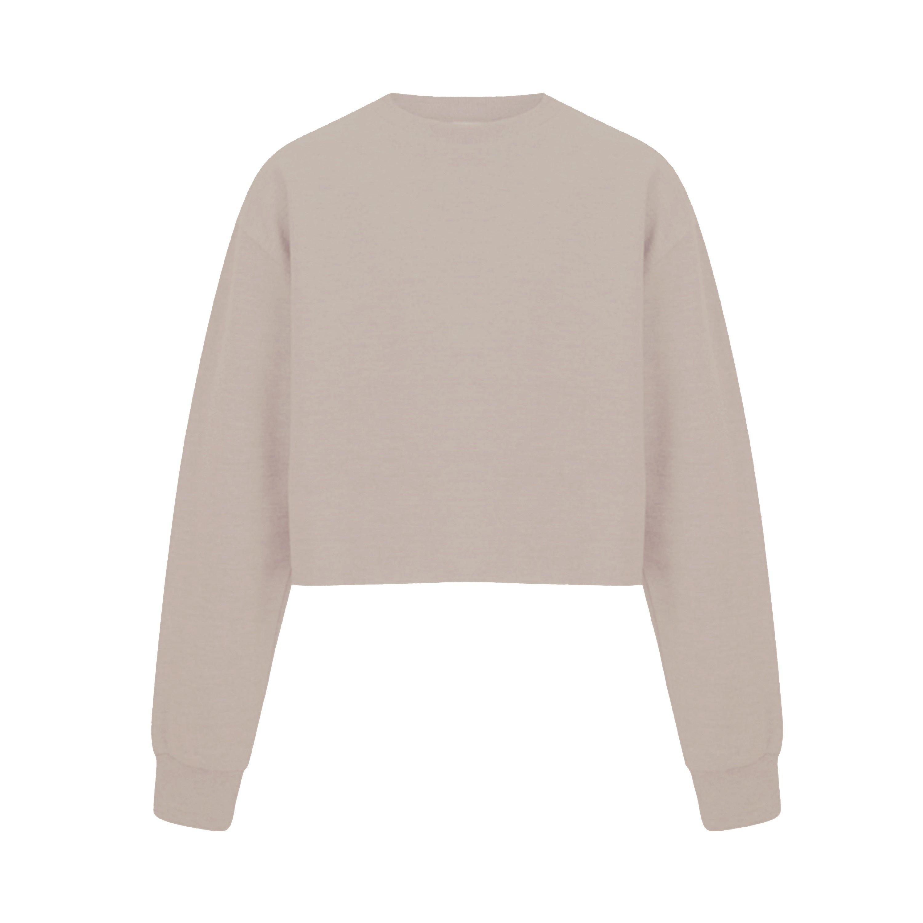 Miso Women's Cropped Sweatshirt - Sand - 14 (L)