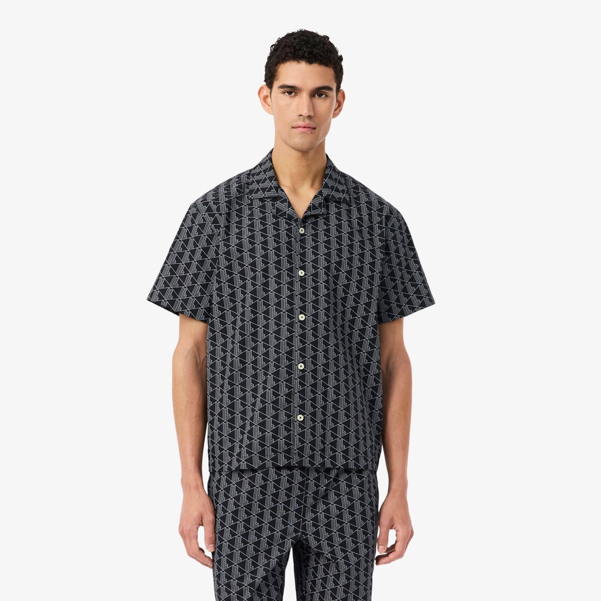 Black 6ZW - Lacoste - Men's Nightshirt - 2