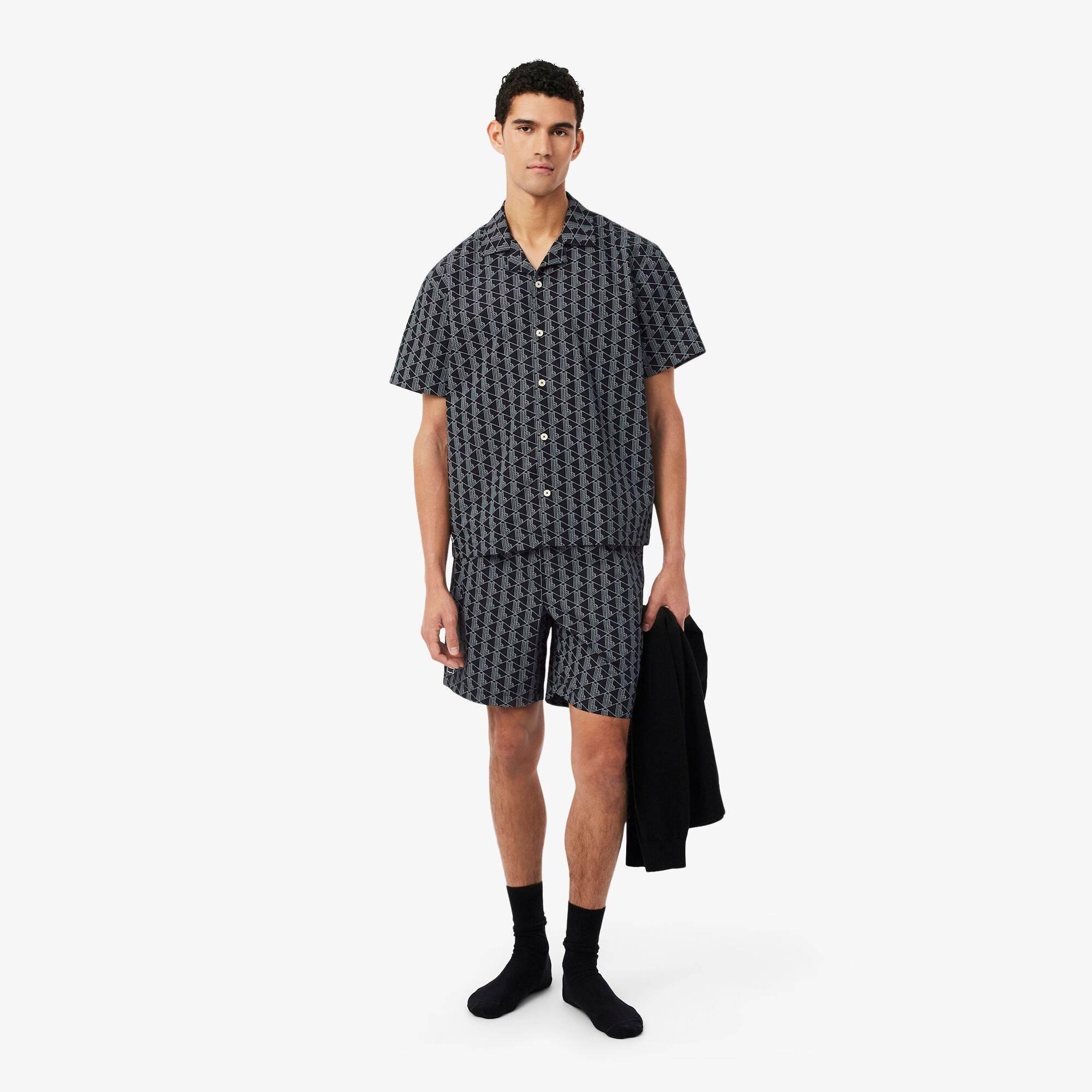 Black 6ZW - Lacoste - Men's Nightshirt - 5