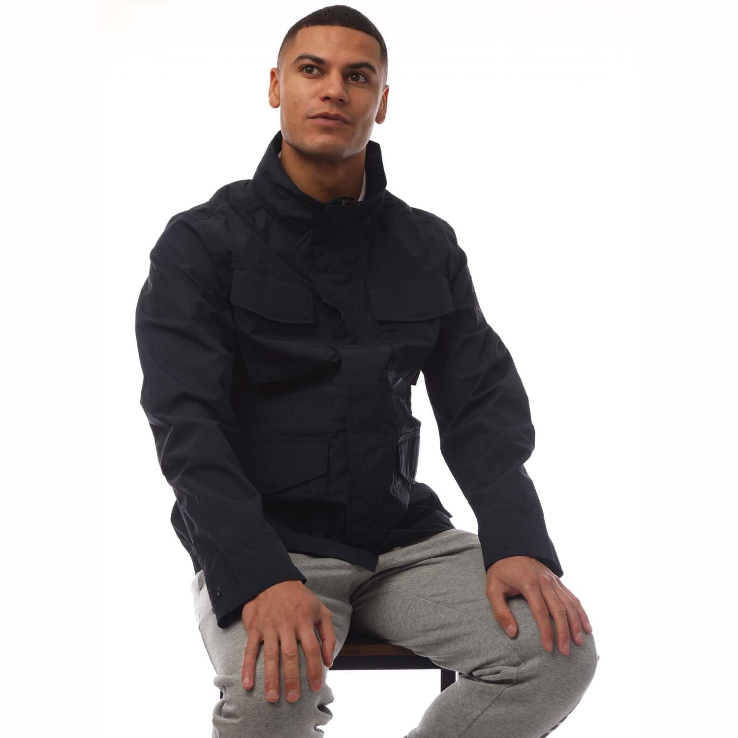 Navy - Timberland - Water Resistant Field Jacket - 4