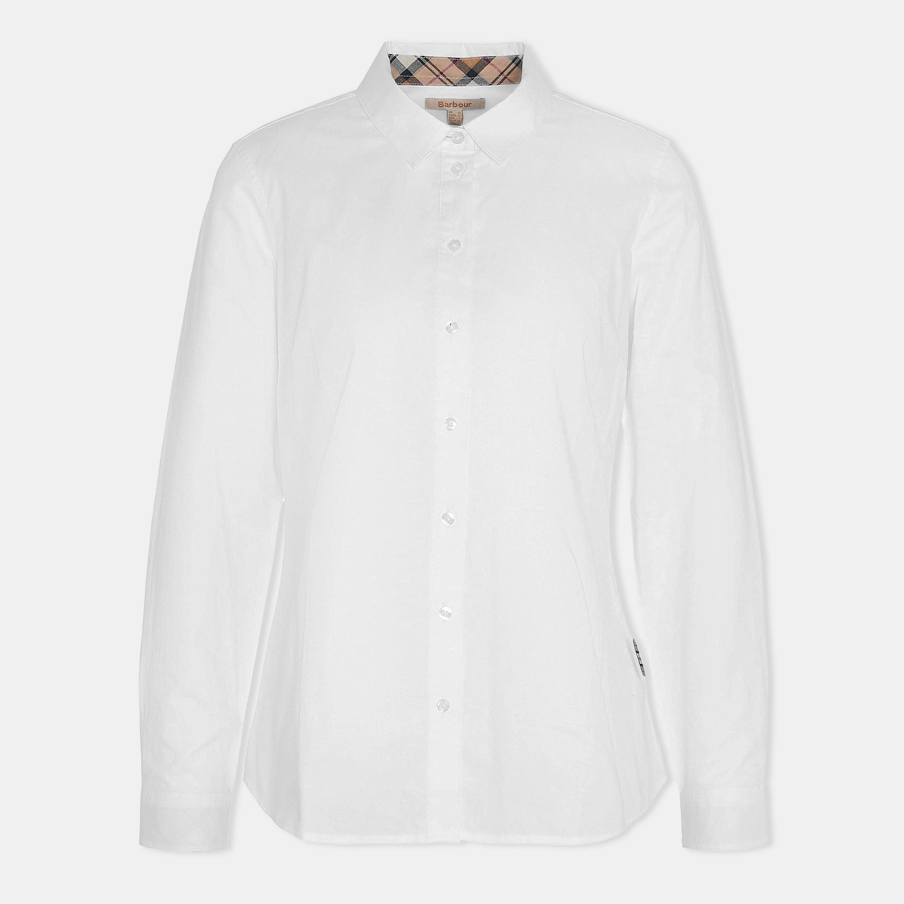 White/Hessian - Barbour - Womens Derwent Shirt - 1