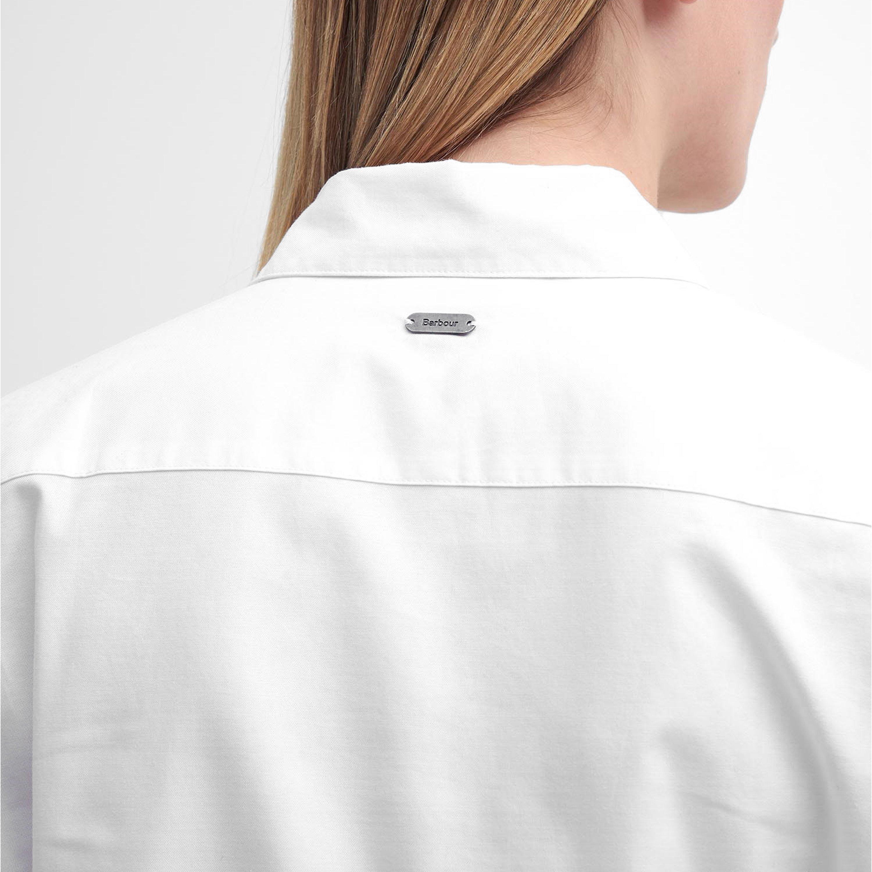 White/Hessian - Barbour - Womens Derwent Shirt - 4