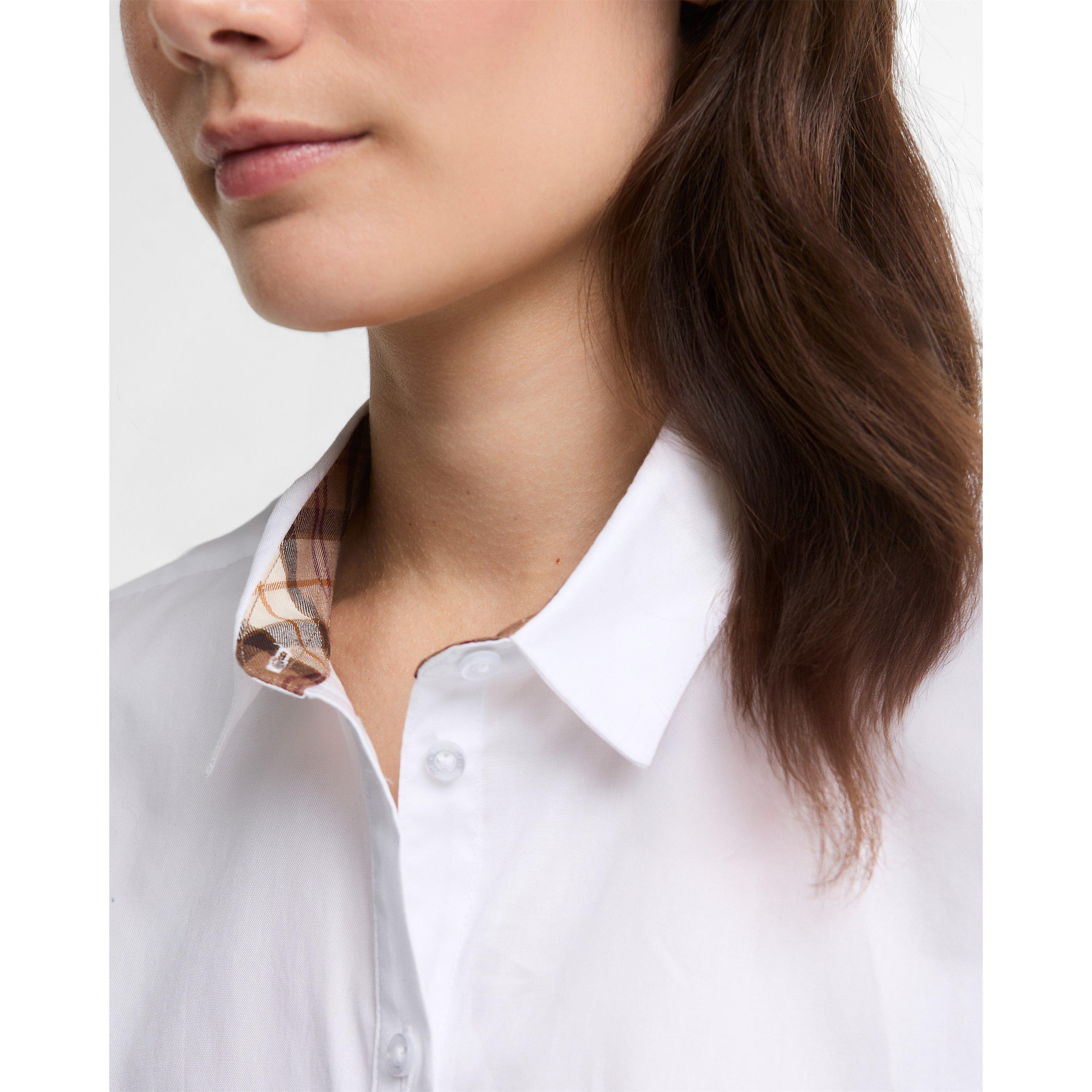 White/Hessian - Barbour - Womens Derwent Shirt - 7