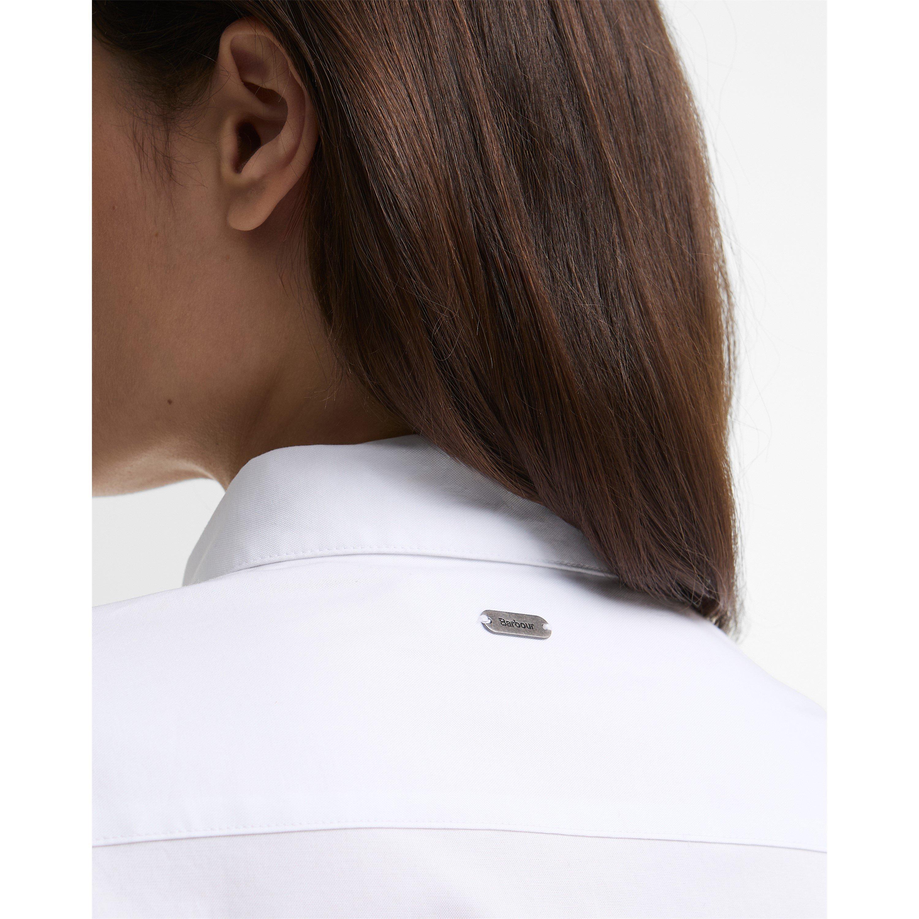 White/Hessian - Barbour - Womens Derwent Shirt - 8