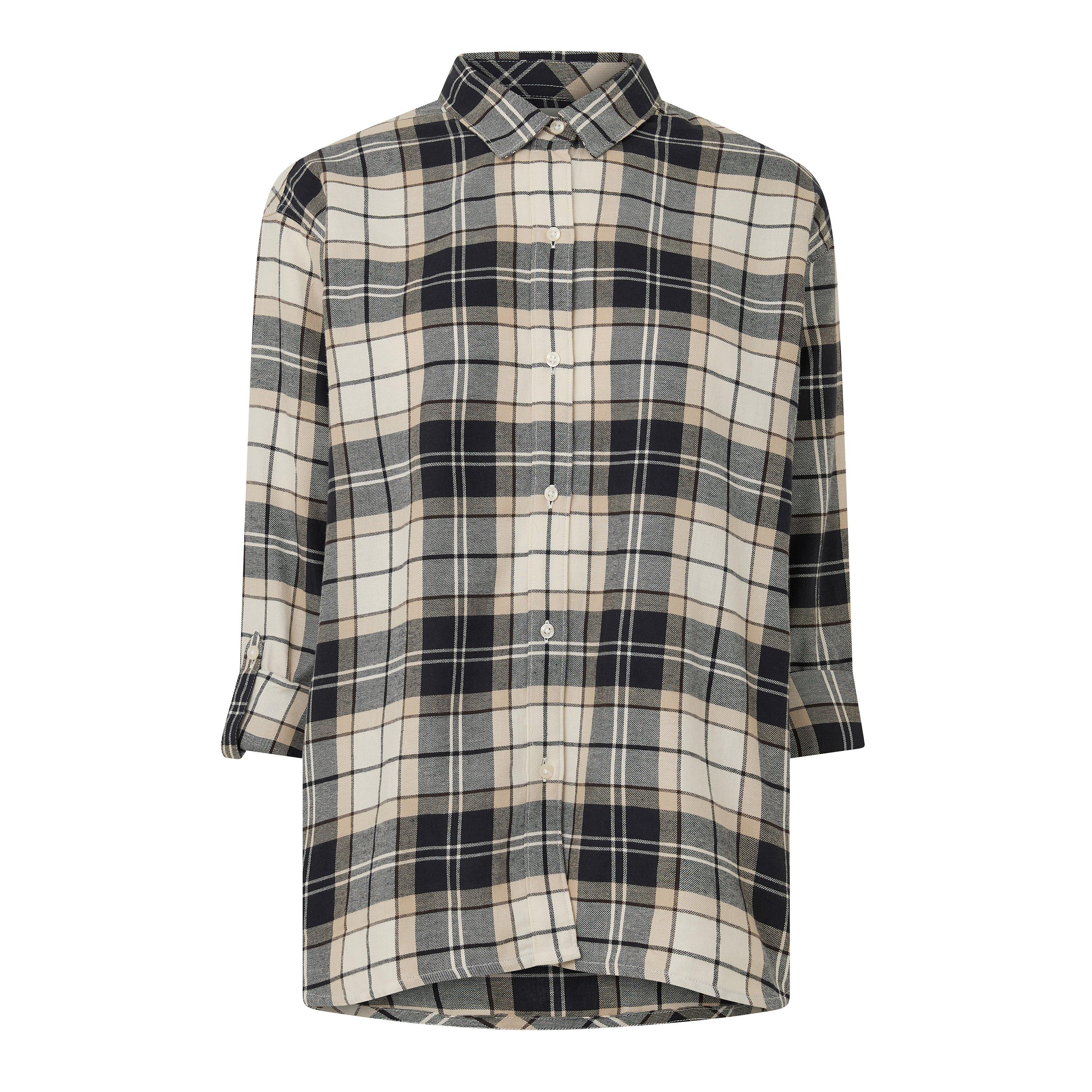 Barbour Elishaw Relaxed Fit Shirt - Lt Birchwood - Size 10 (S)