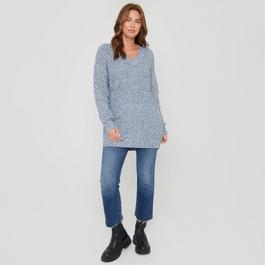 Be You Cosy V Neck Stretch Jumper Ld00