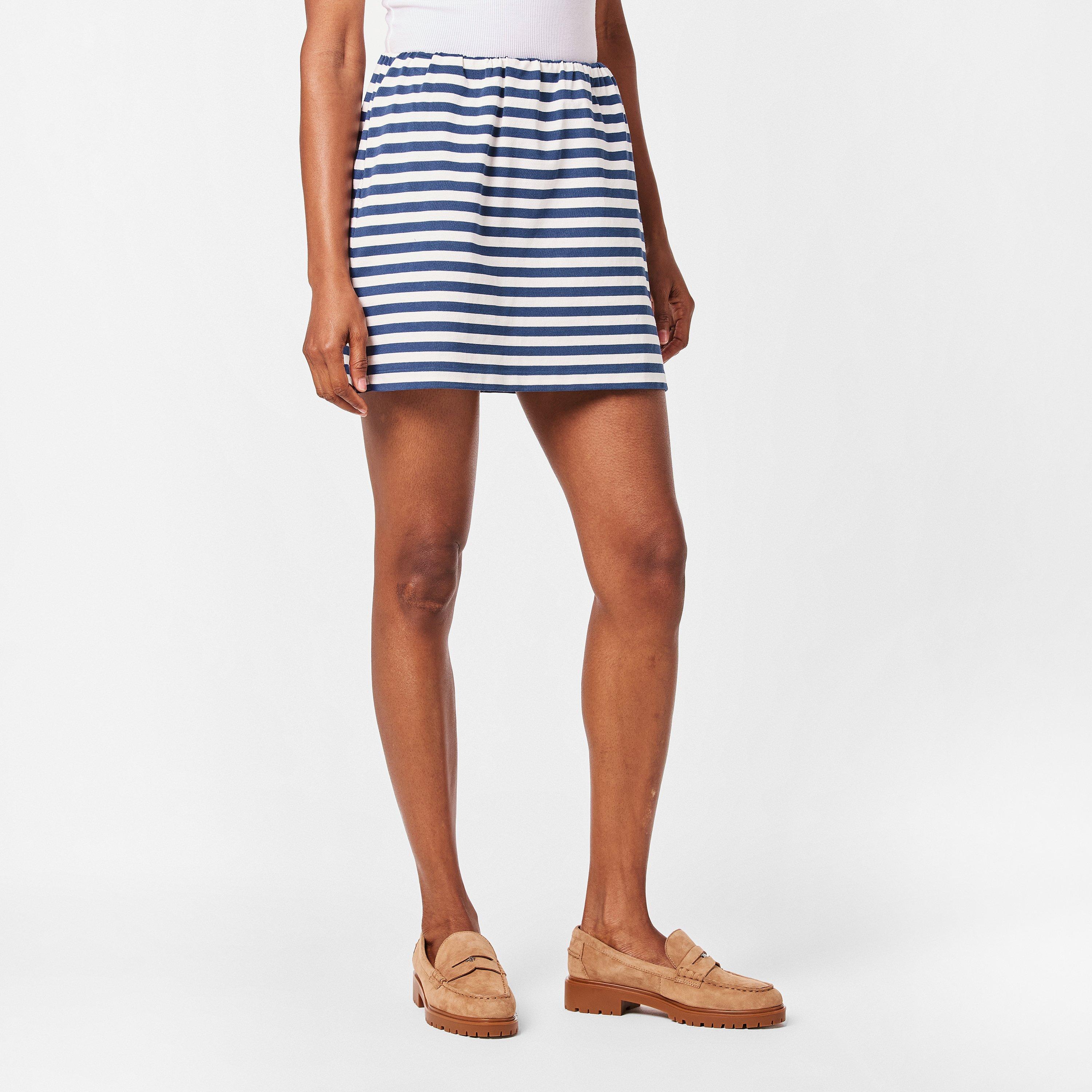 Navy Stripe - Posse - Women's Haisley Mini Skirt - 3