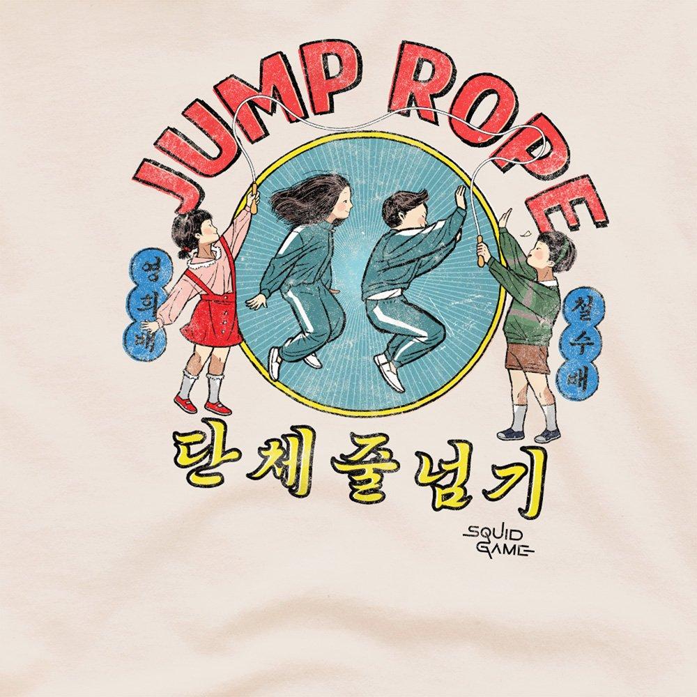 Beige - Squid Game - Squid Game - Season Three Vintage Jump Rope Game T - 2