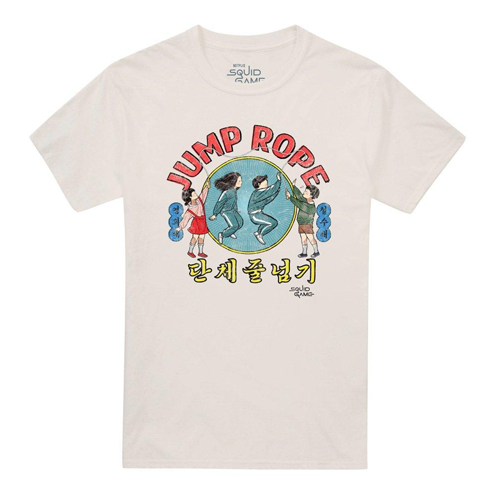 Beige - Squid Game - Squid Game - Season Three Vintage Jump Rope Game T - 4