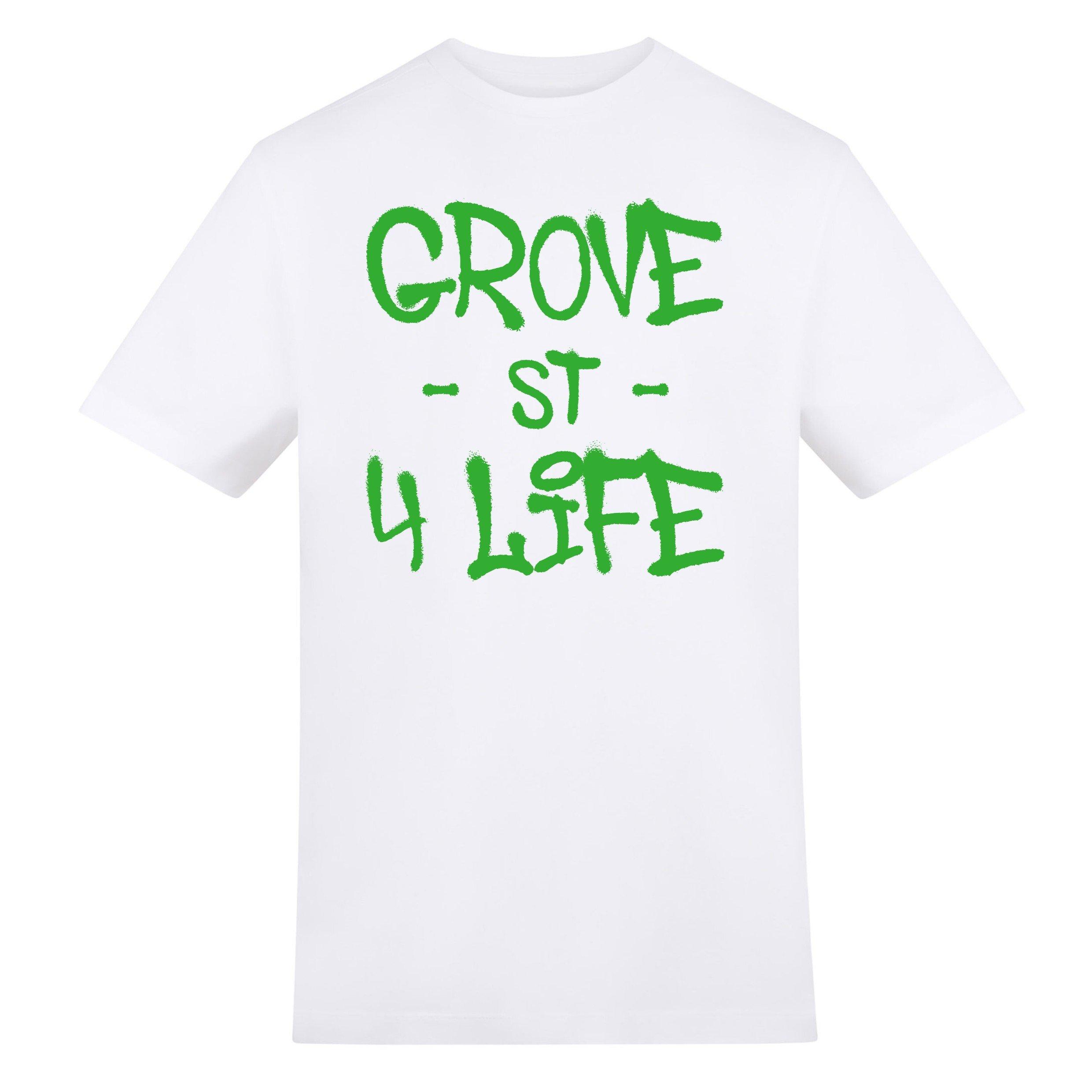 Grove 4 Life - AWD - Mens Video Game T-Shirt Auto