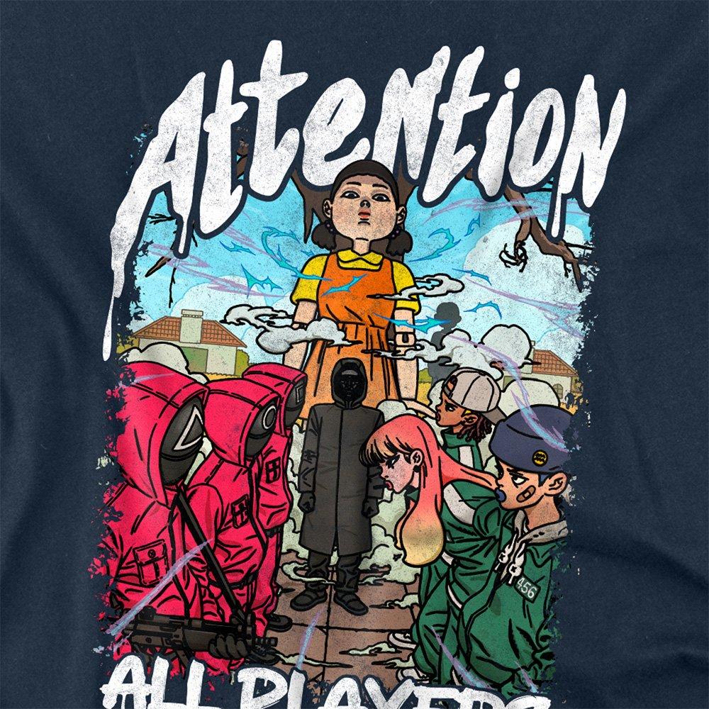 Navy - Squid Game - Squid Game - Season Three Attention Anime Long Sle - 2