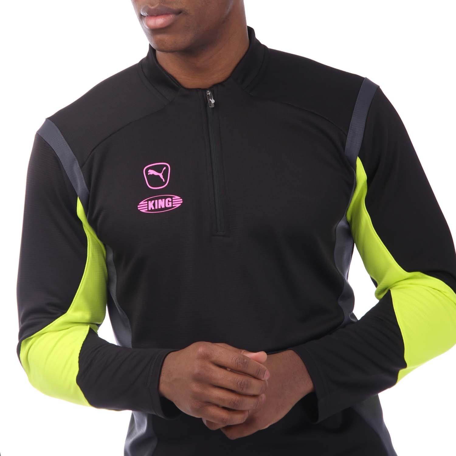 Black - Puma - King Pro 1/4 Zip Top - 3