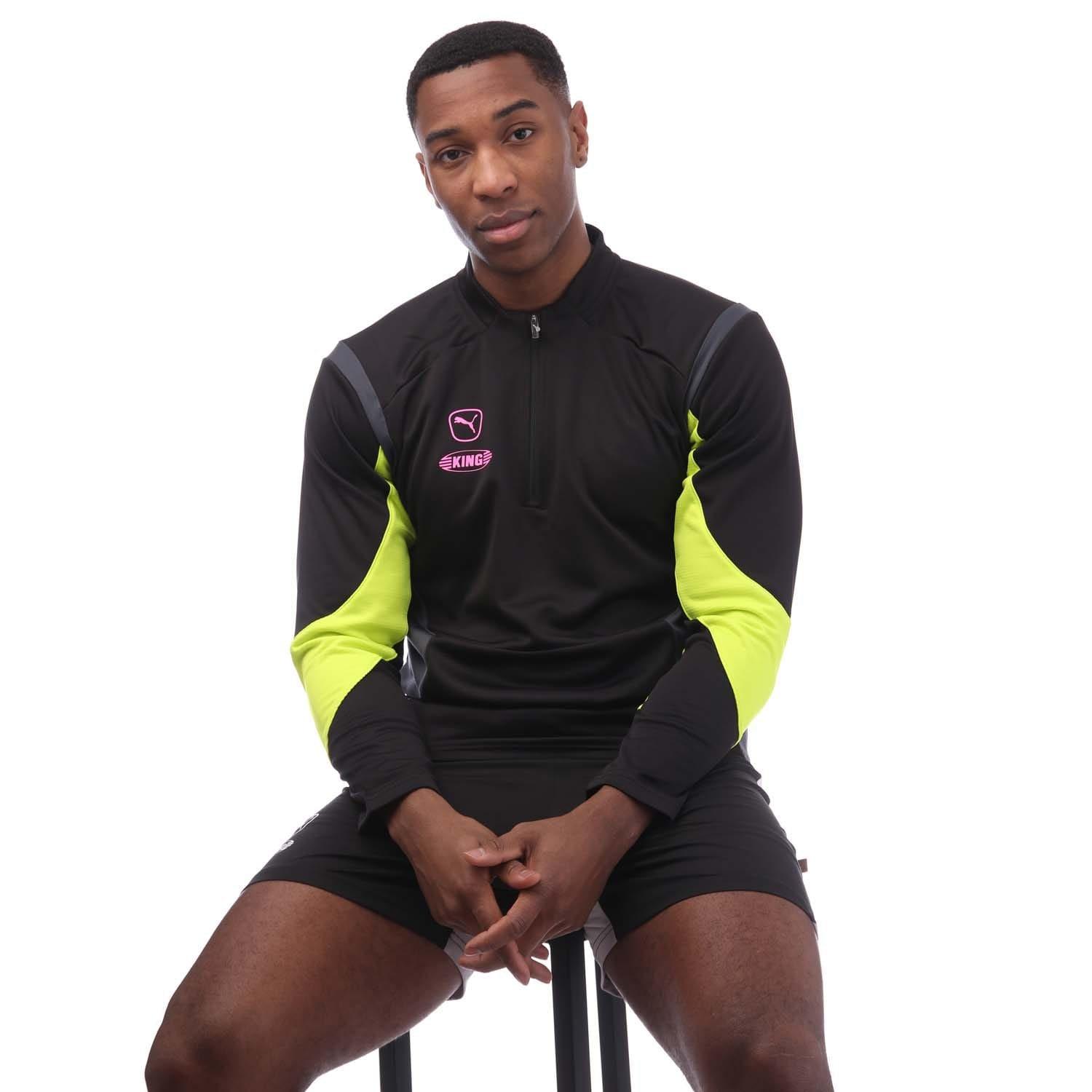 Black - Puma - King Pro 1/4 Zip Top - 4
