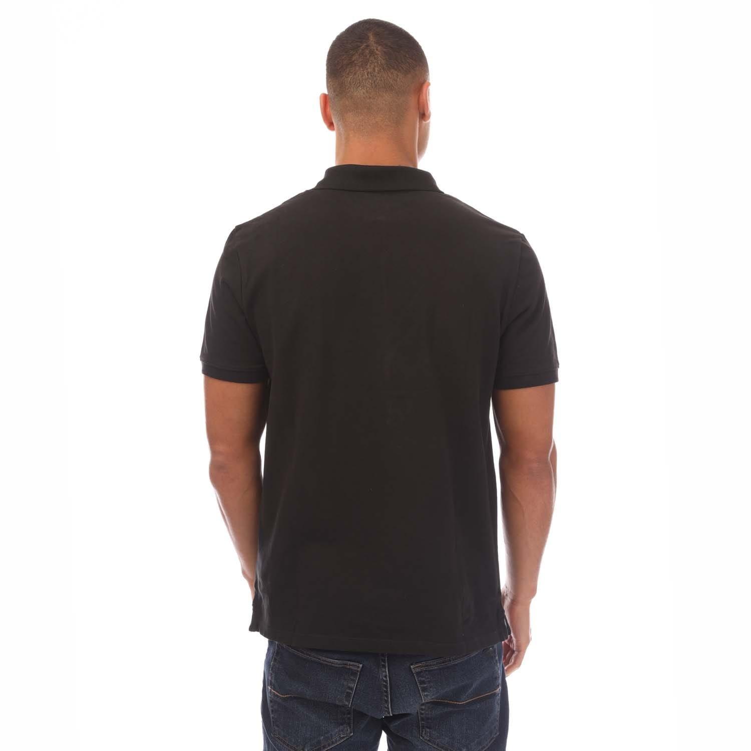 Black - Timberland - Oyster River Logo Short Sleeve Polo Shirt - 2