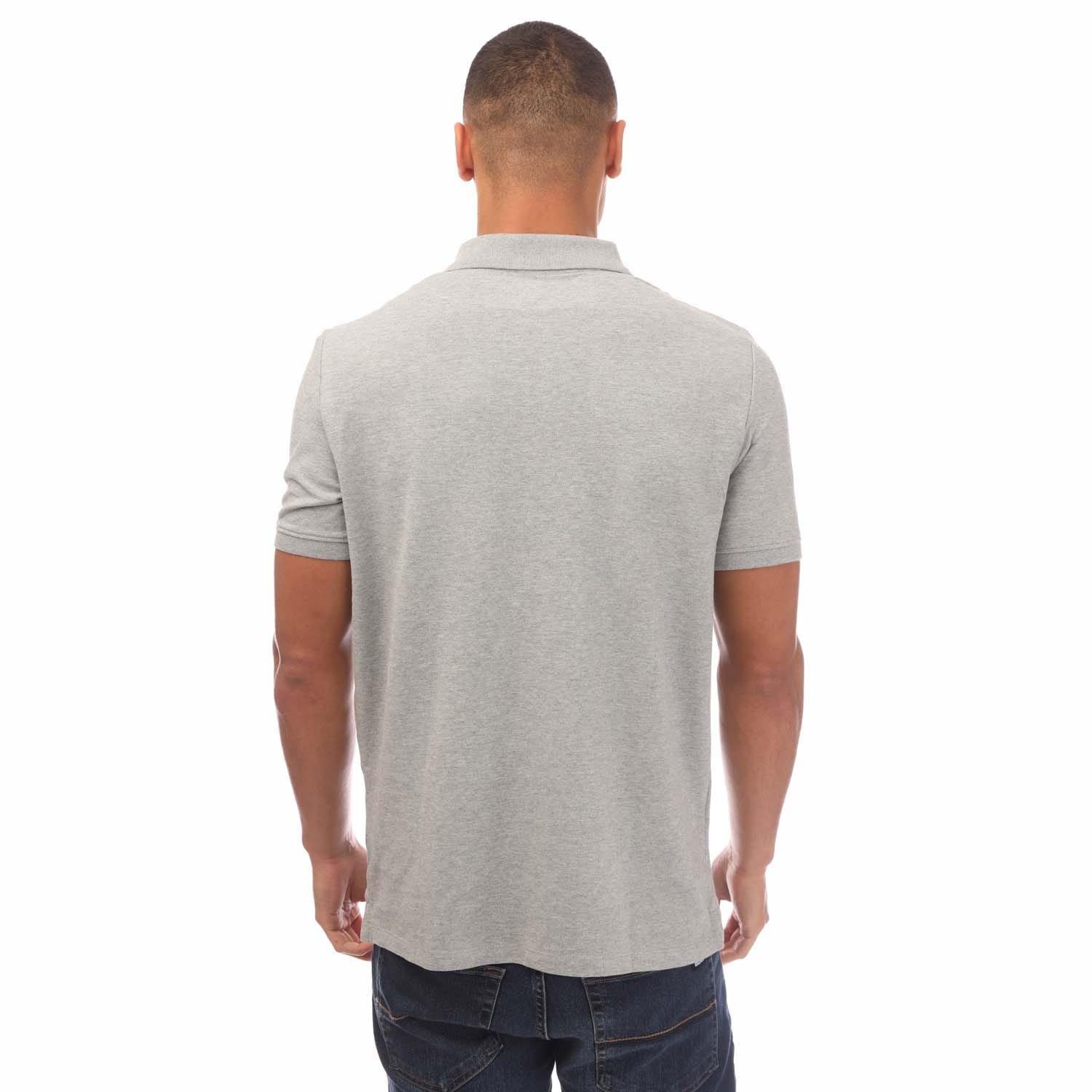Grey - Timberland - Oyster River Logo Short Sleeve Polo Shirt - 2