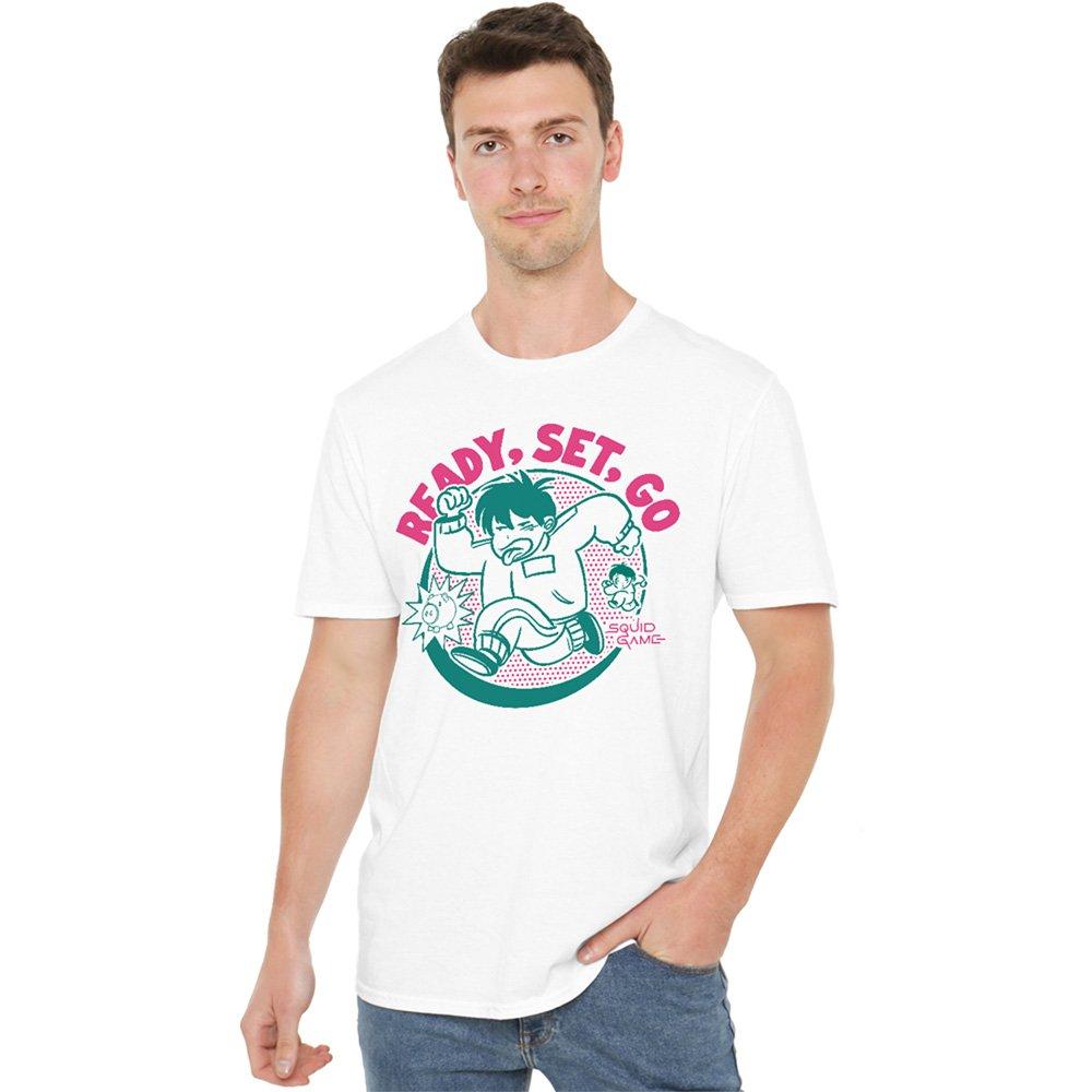 White - Squid Game - Squid Game - Season Three Ready Set Go T-Shirt Wh - 1