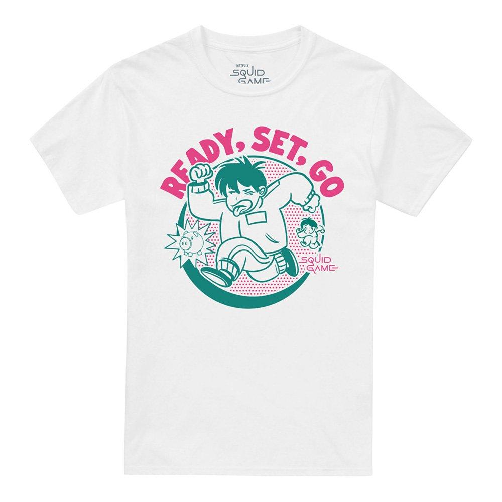 White - Squid Game - Squid Game - Season Three Ready Set Go T-Shirt Wh - 4
