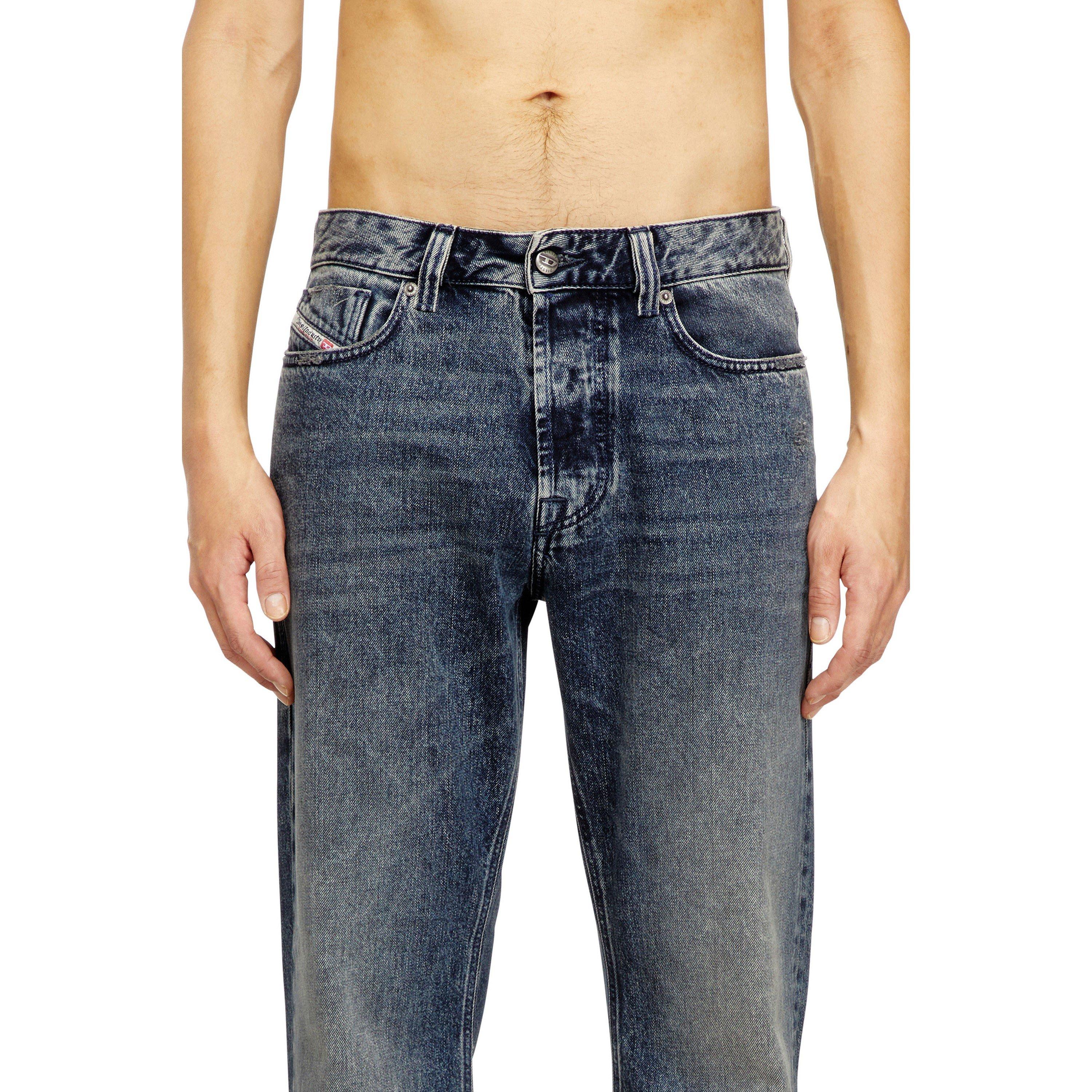 Mid Blue - Diesel - Men's Wide Leg Jeans - 3