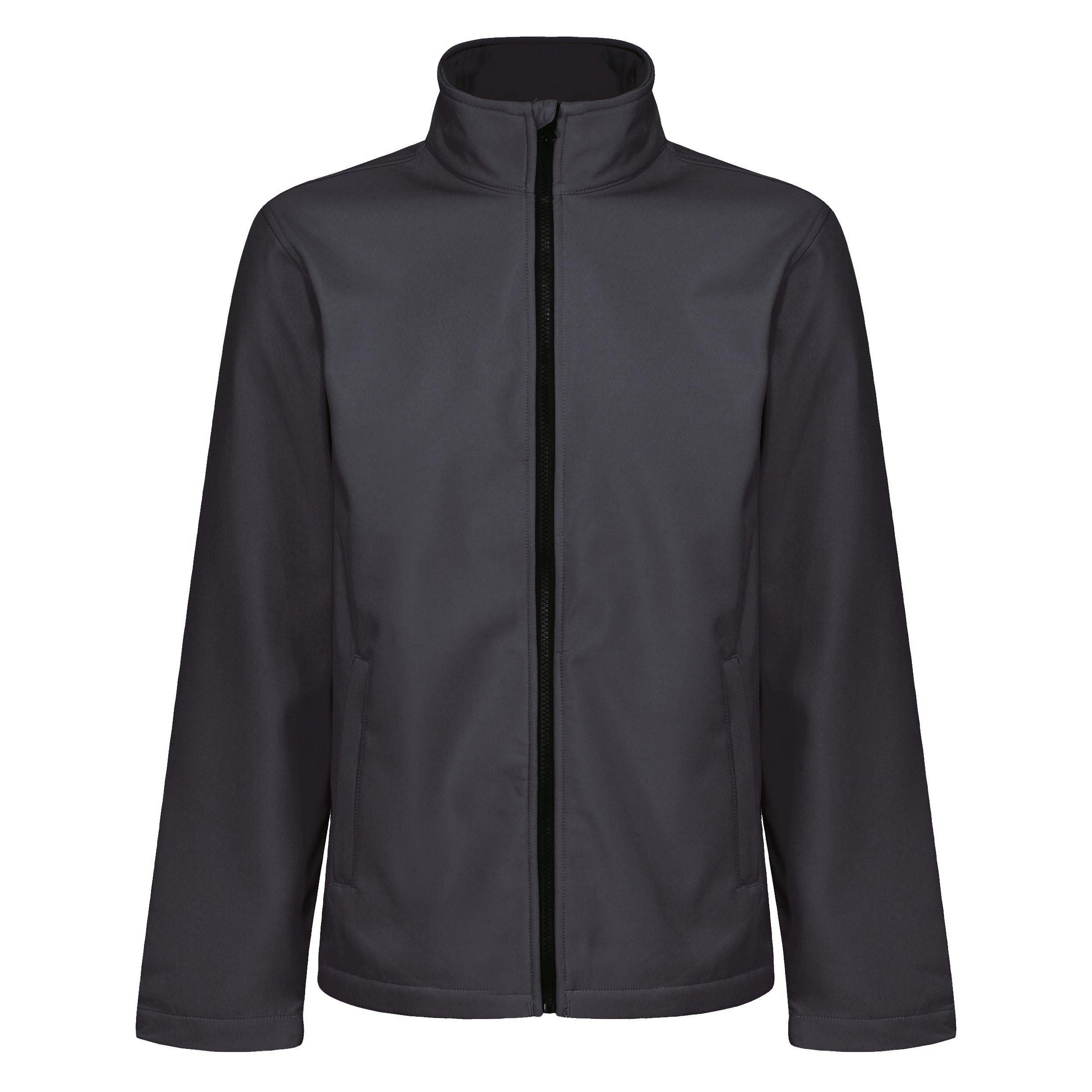 SlGrey(Blk) - Regatta - Men's Water-Repellent Breathable Softshell Jacket - 1
