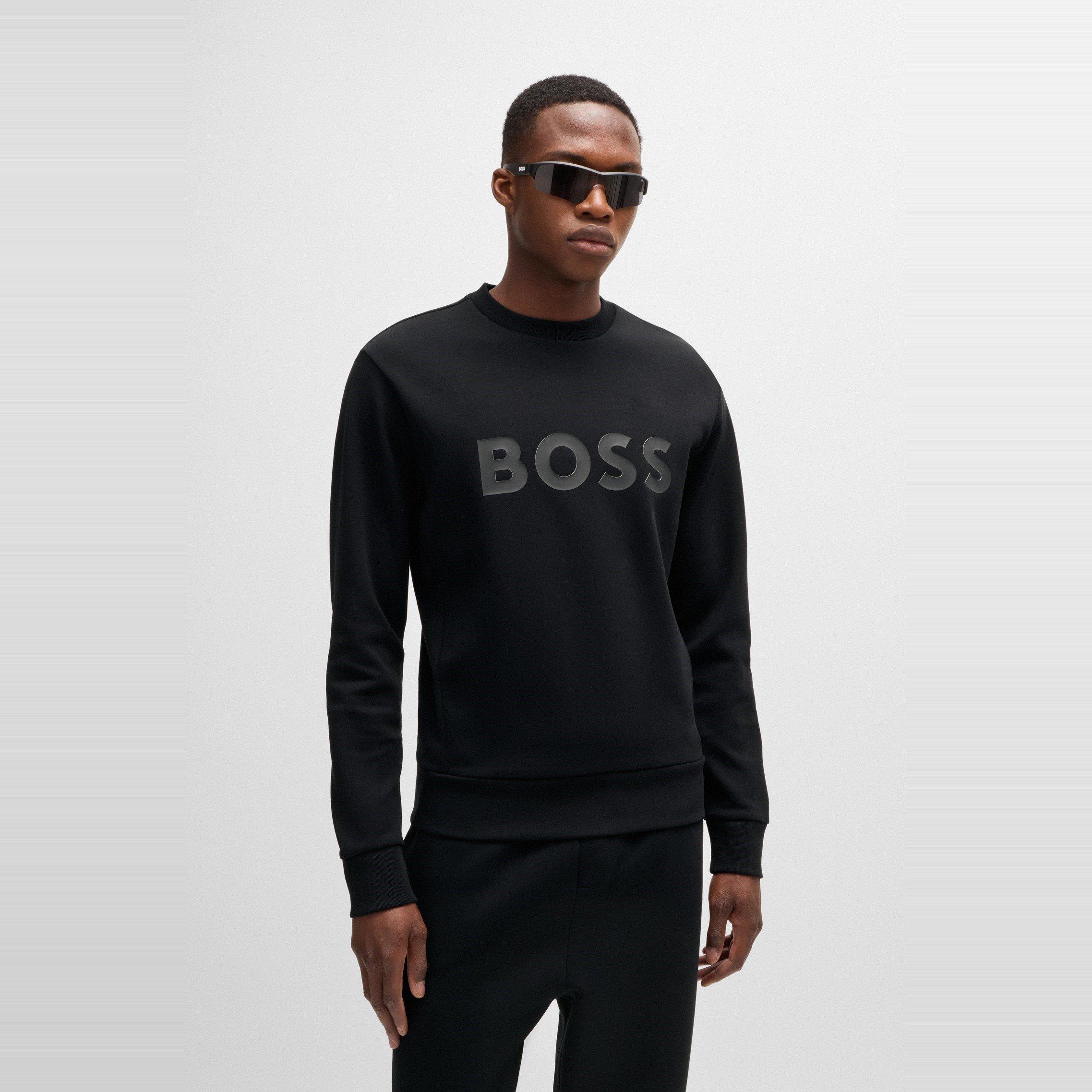 Black 001 - Boss - Men's Salbo  Green Crew Neck Jumper - 2