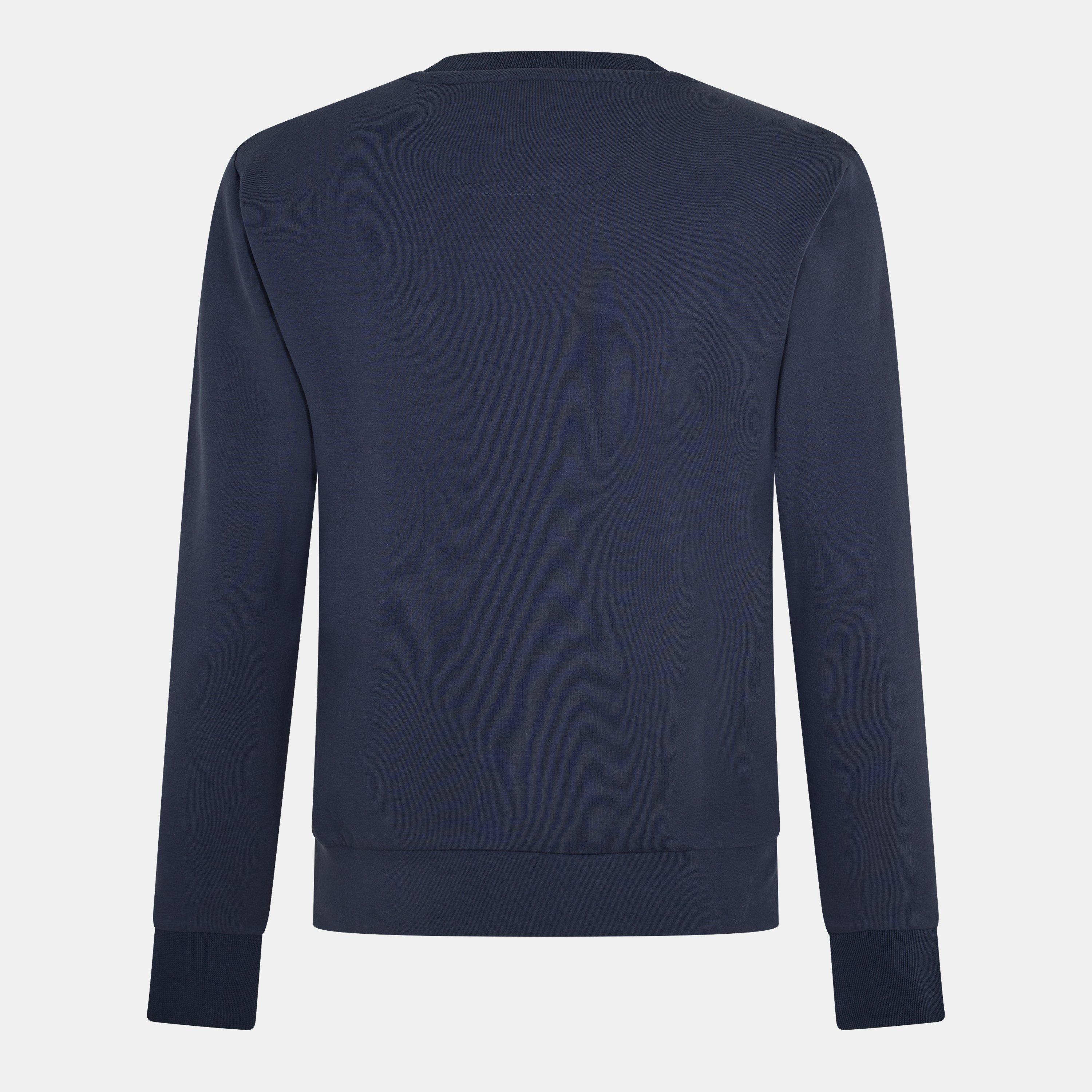 Dark Blue - Boss - Men's Salbo  Green Crew Neck Jumper - 2