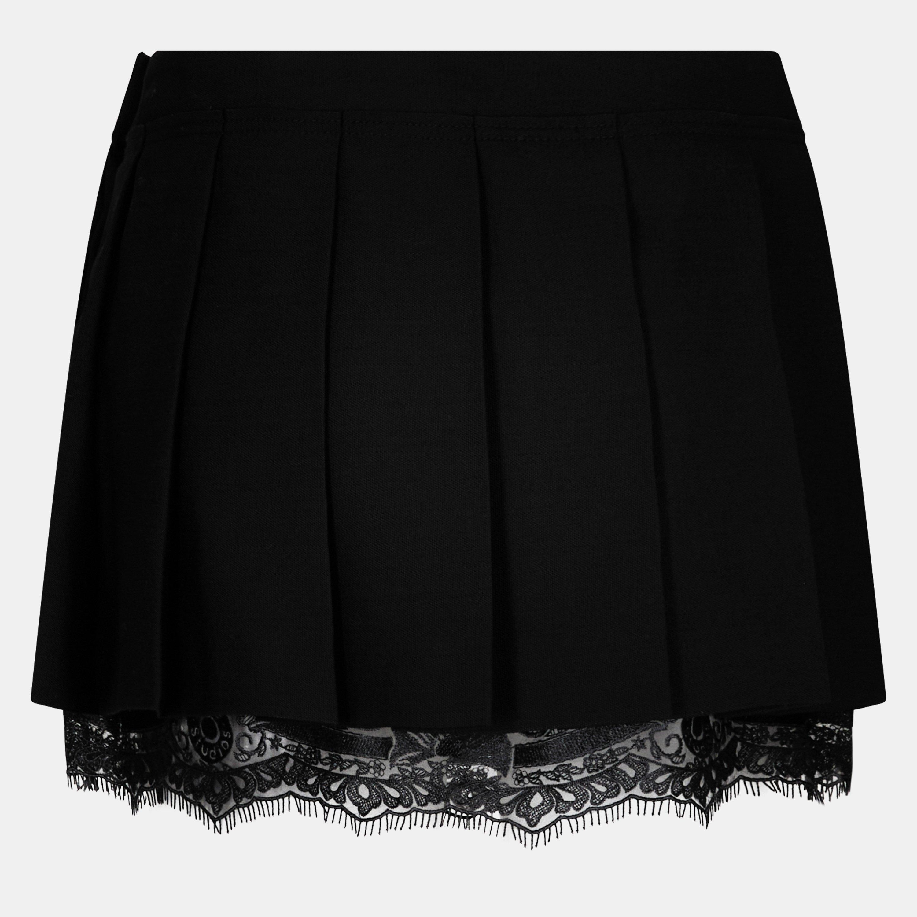 BLACK - Acne Studios - Womens Inbora Mini Skirt - 2