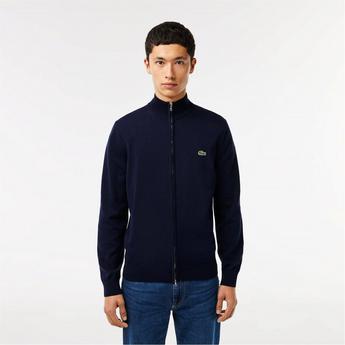 Lacoste Lacoste Relaxed Fit Checked Cotton Jacquard Polo