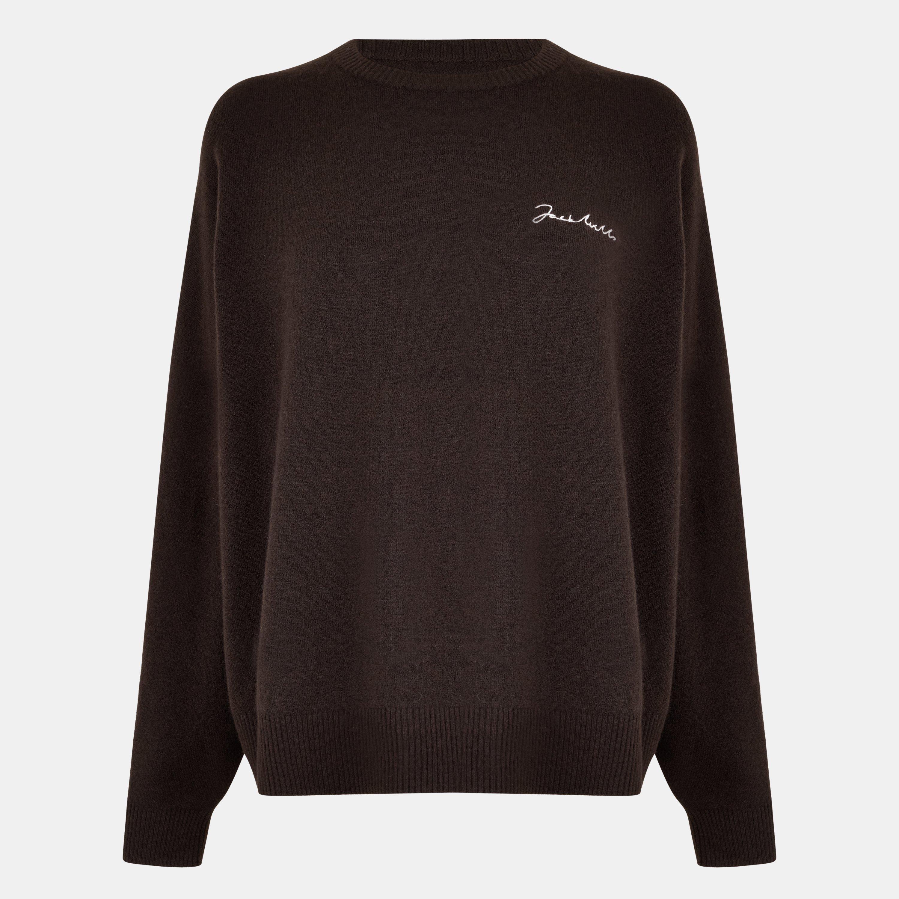 Cocao - Jack Wills - Women's Classic Crew Neck Jumper - 1