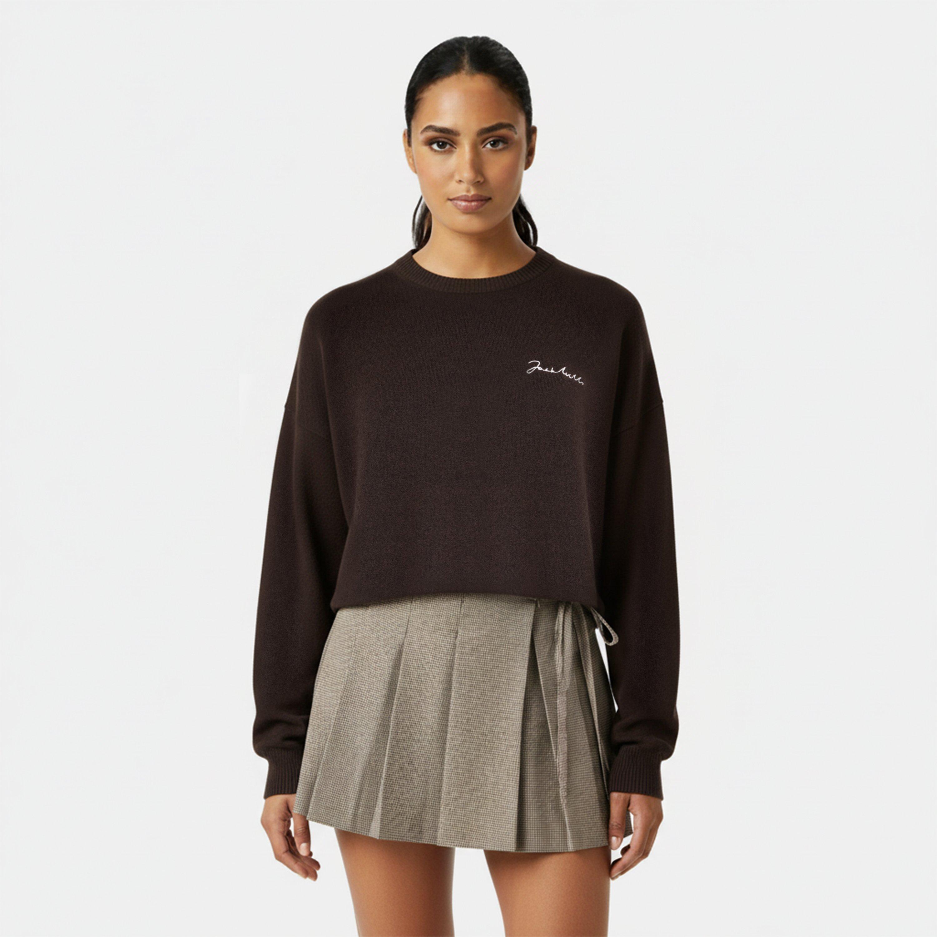 Cocao - Jack Wills - Women's Classic Crew Neck Jumper - 3