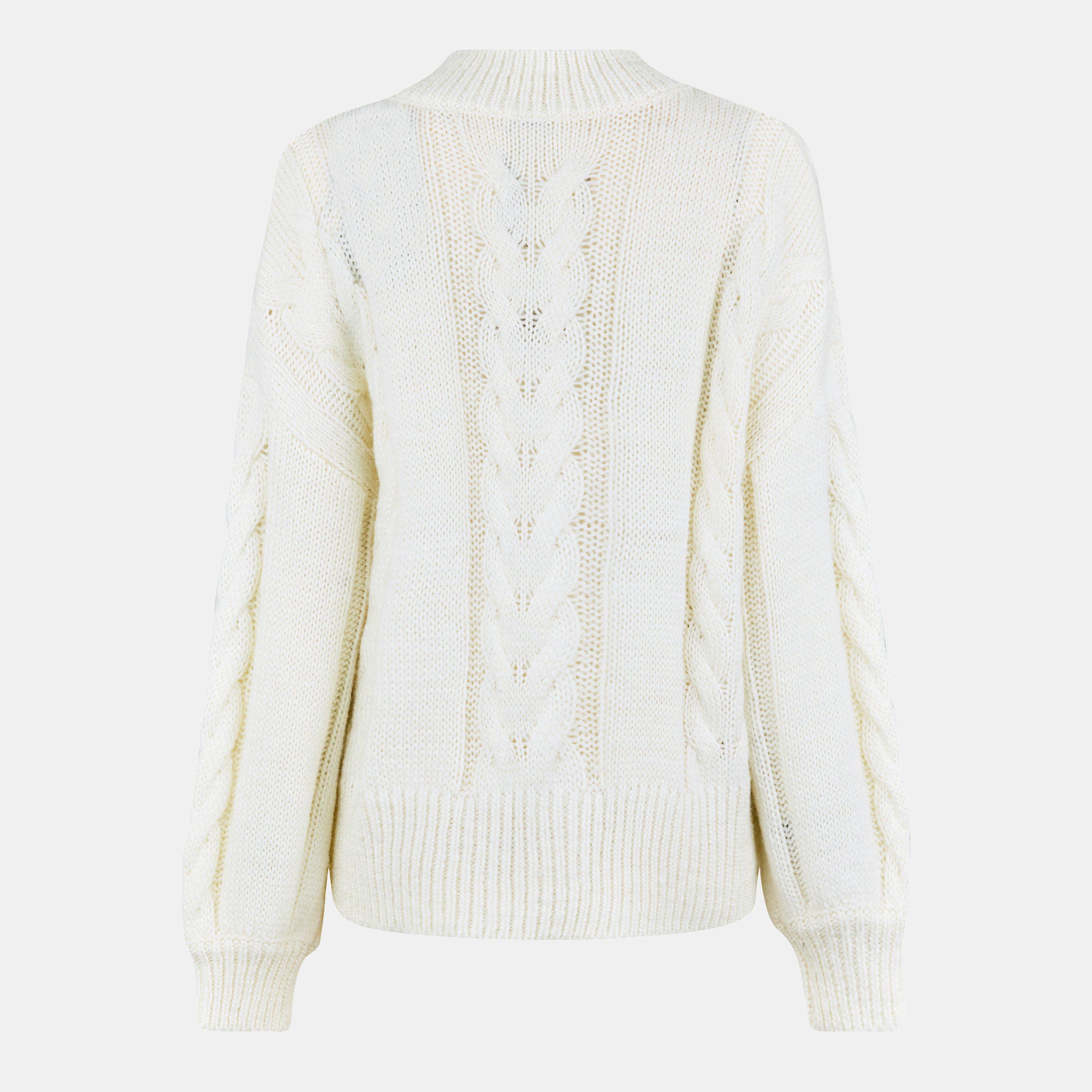Vintage White - Jack Wills - Oversized Cable Knit Jumper - 2
