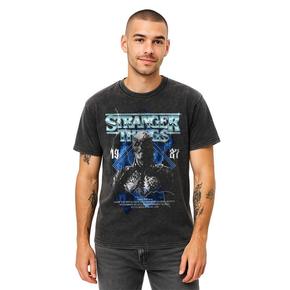 Black - Stranger Things - Stranger Things Vecna Band T Shirt Black - 1