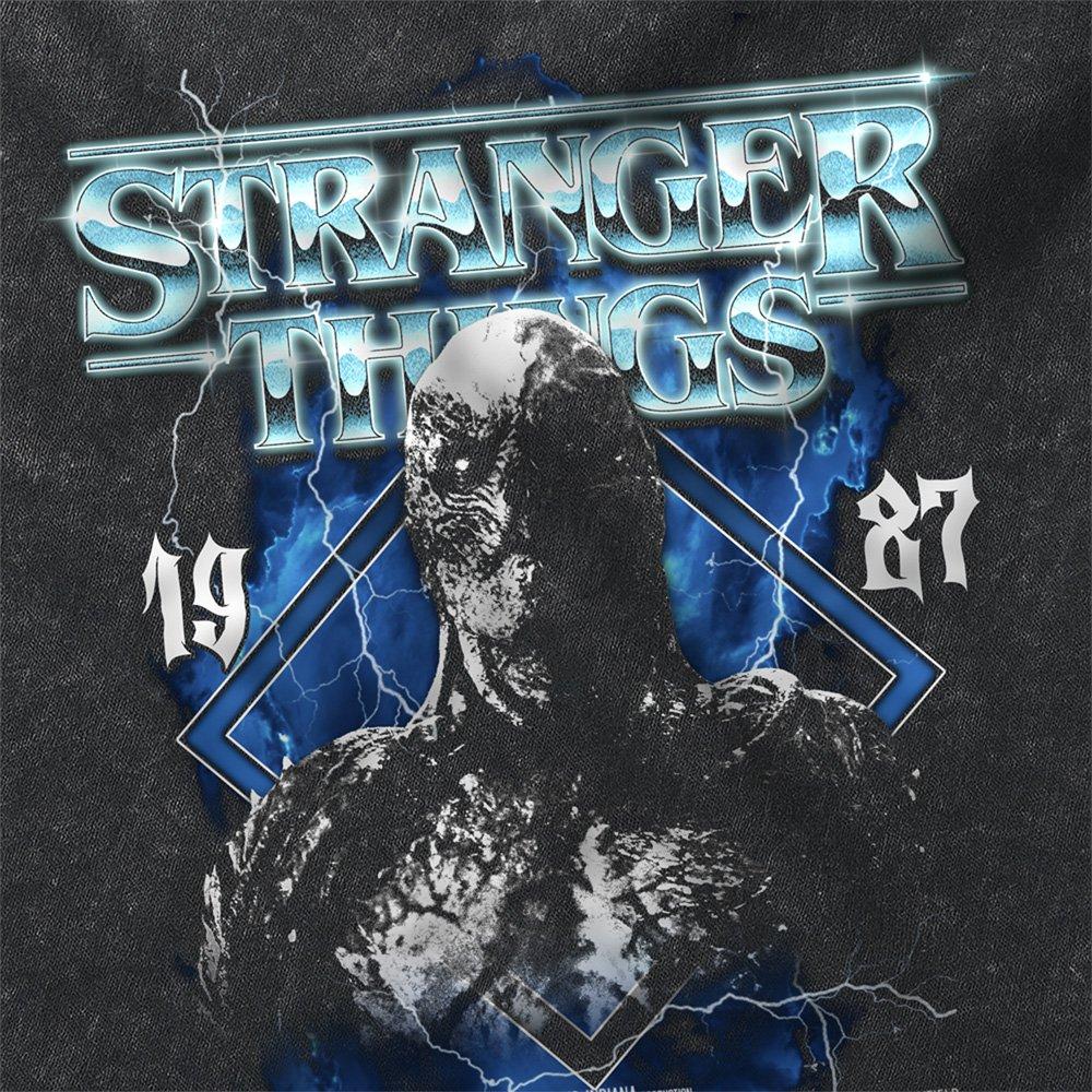 Black - Stranger Things - Stranger Things Vecna Band T Shirt Black - 2