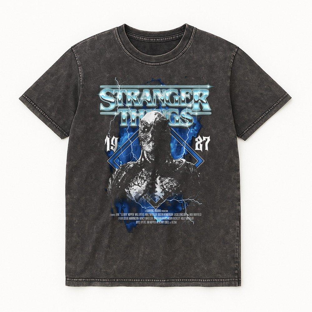 Black - Stranger Things - Stranger Things Vecna Band T Shirt Black - 4