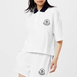 Moncler Cropped Polo Top