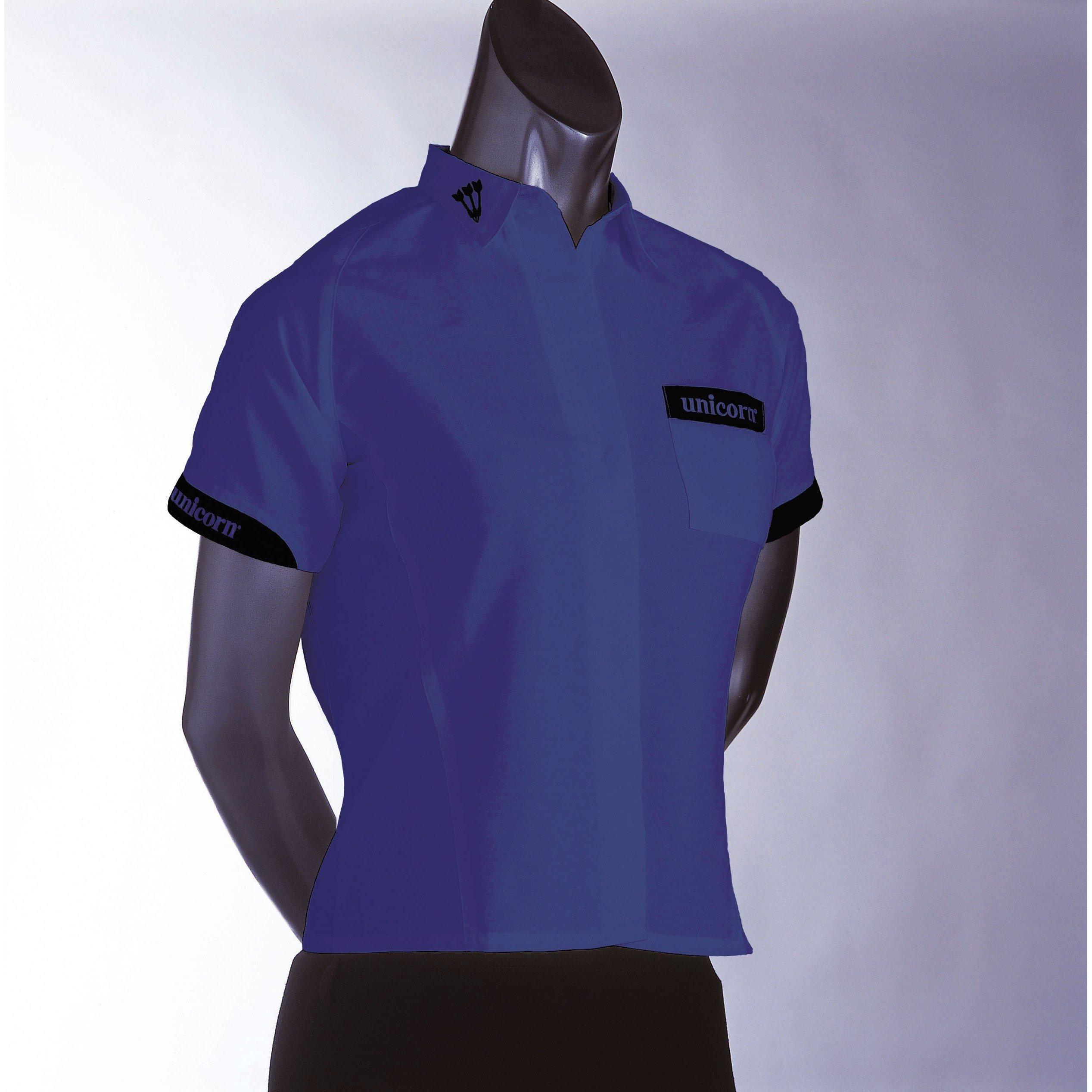 Blue/Black - Unicorn Darts - Women's Teknik Darts Shirt - 1