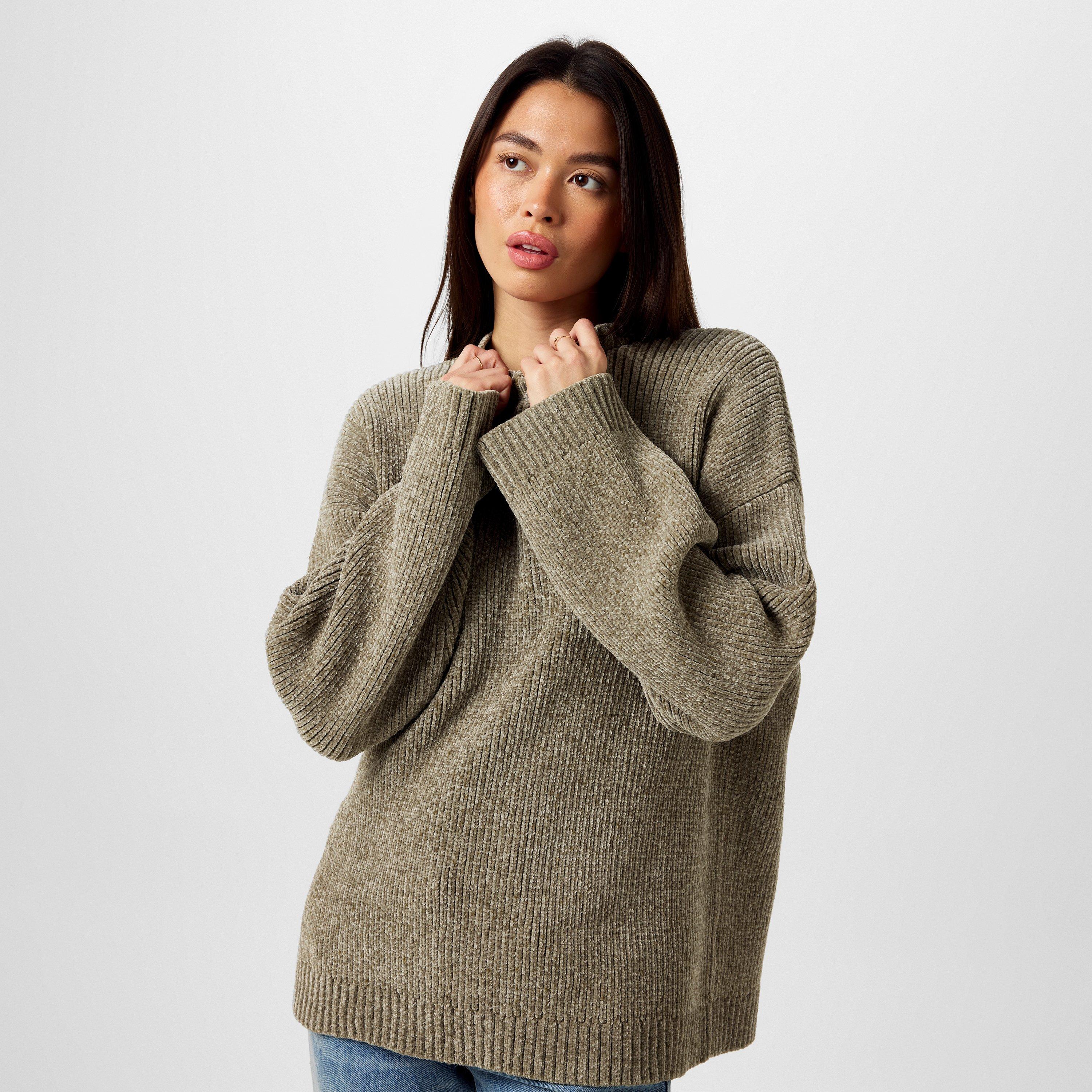 Light Khaki - Jack Wills - Chenille Crew Neck Jumper - 3
