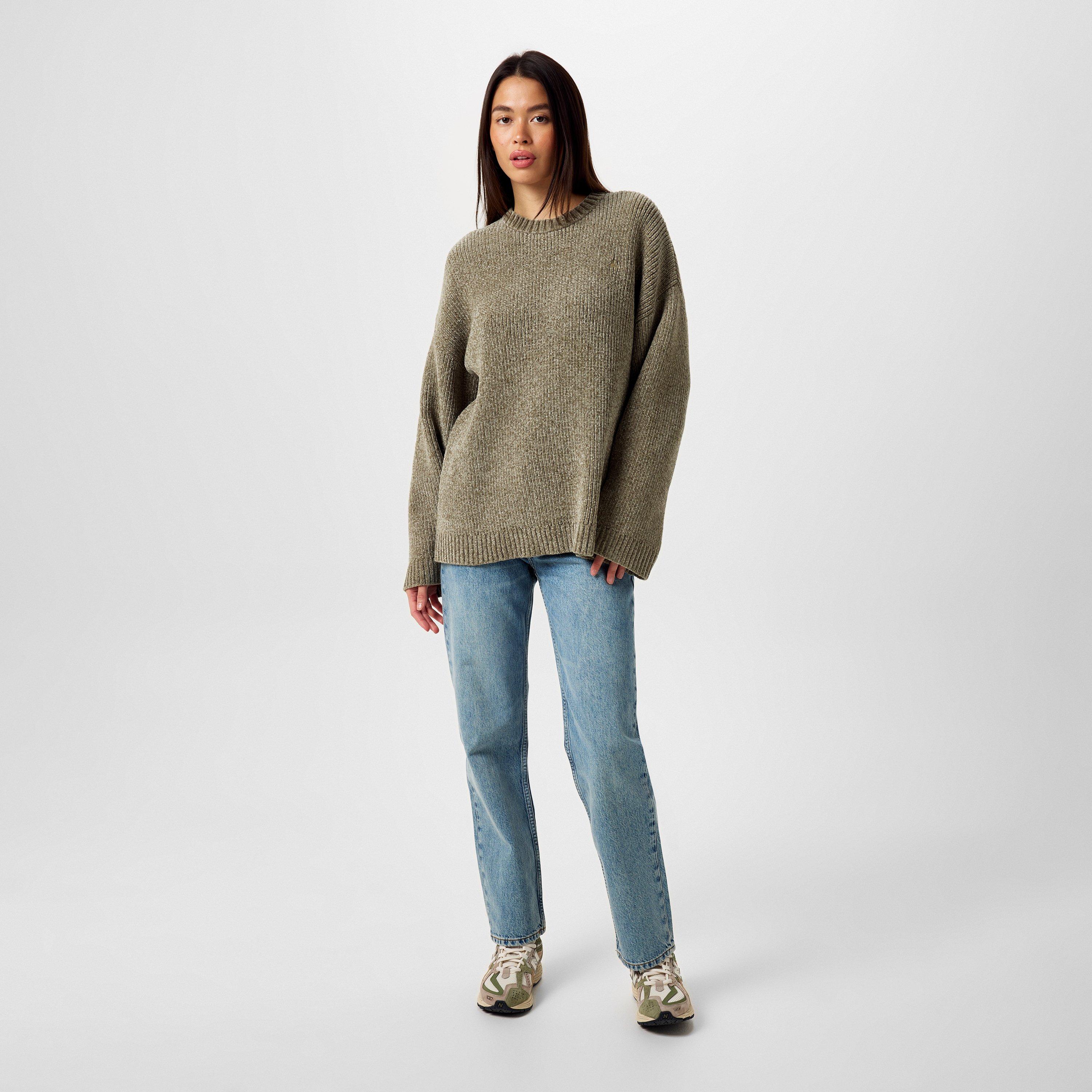 Light Khaki - Jack Wills - Chenille Crew Neck Jumper - 4