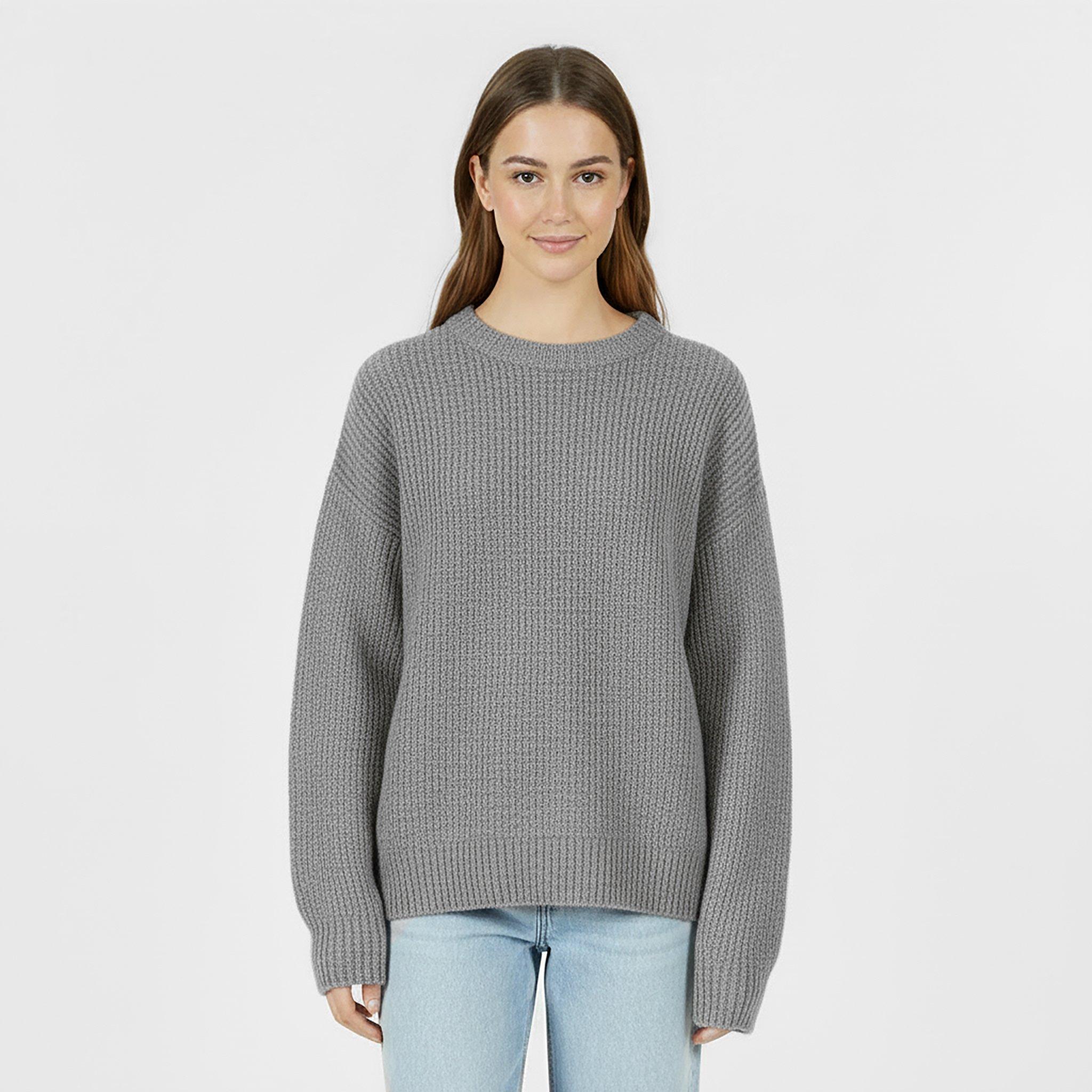 Washed Khaki - Jack Wills - Women's Chenille Crew Neck Jumper - 3