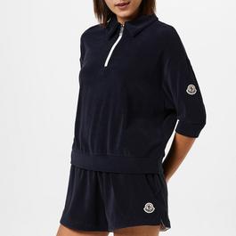 Moncler Zip Polo Shirt