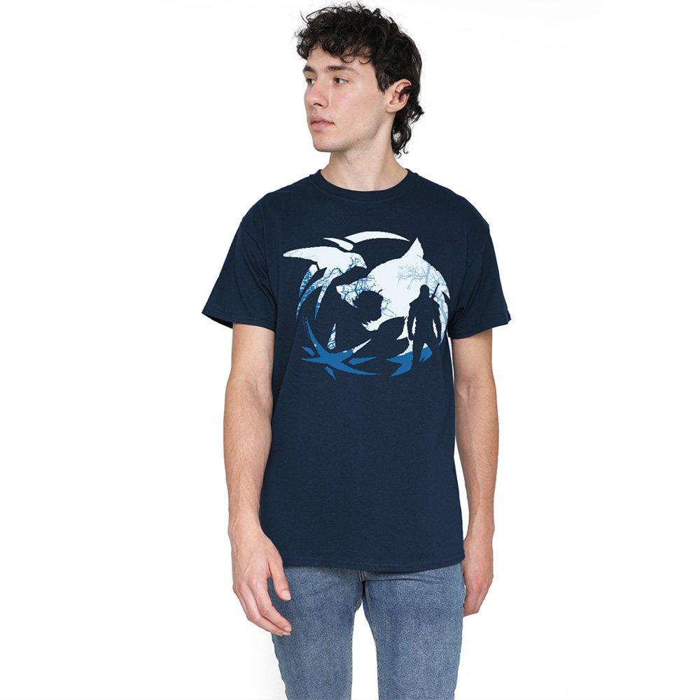 Navy - The Witcher - The Witcher - Logo Silhouette T-Shirt Navy - 1