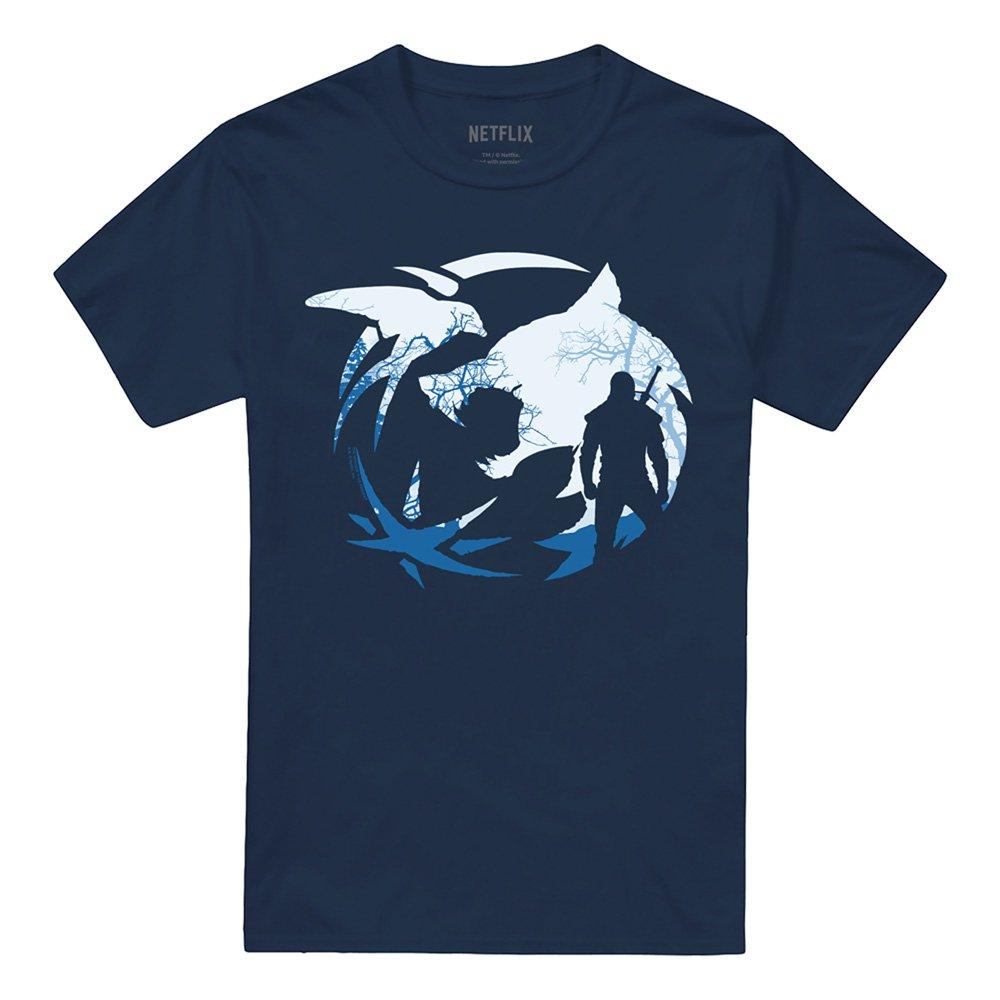 Navy - The Witcher - The Witcher - Logo Silhouette T-Shirt Navy - 4