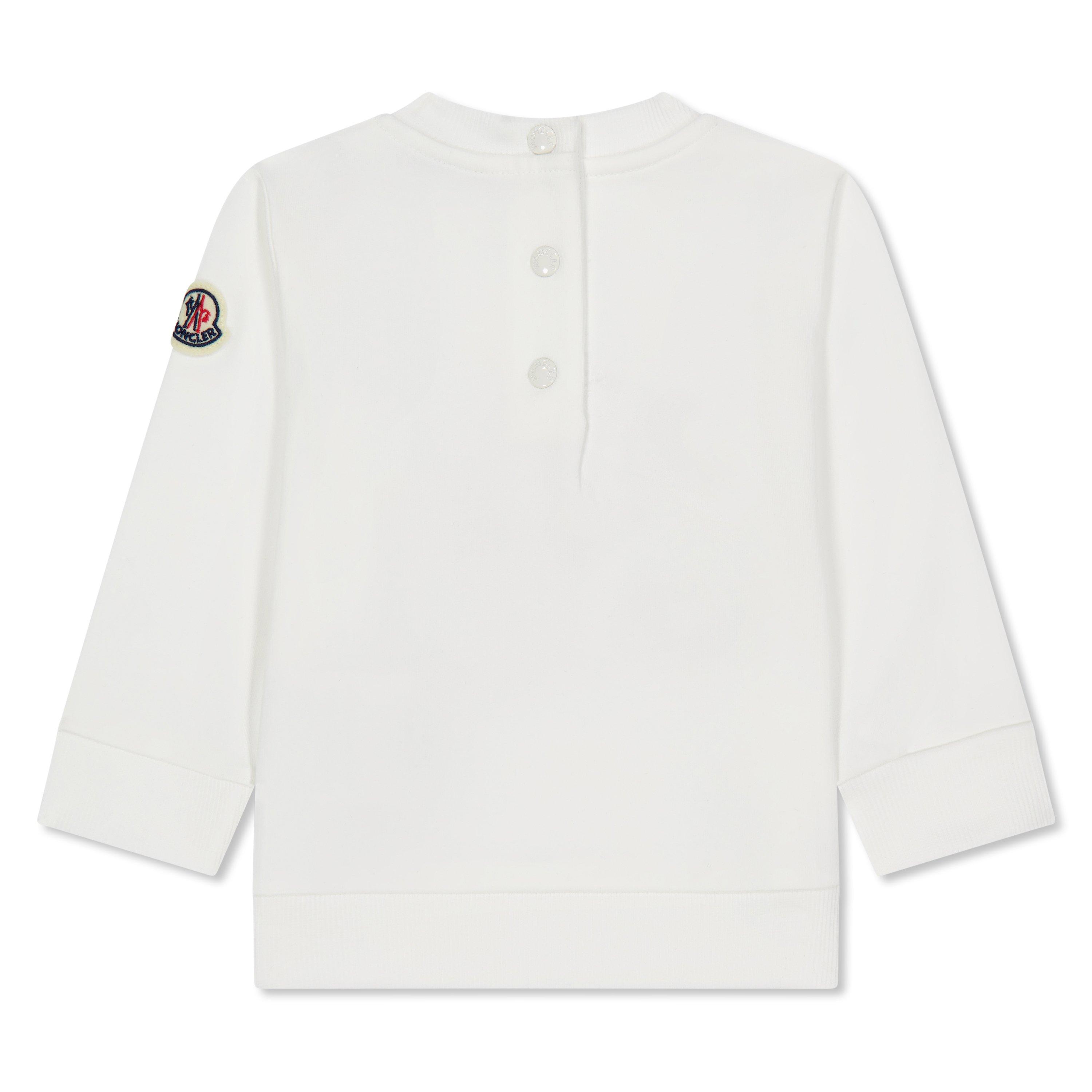 White 034 - Moncler - Logo Mammoth Sweatshirt Babies - 2