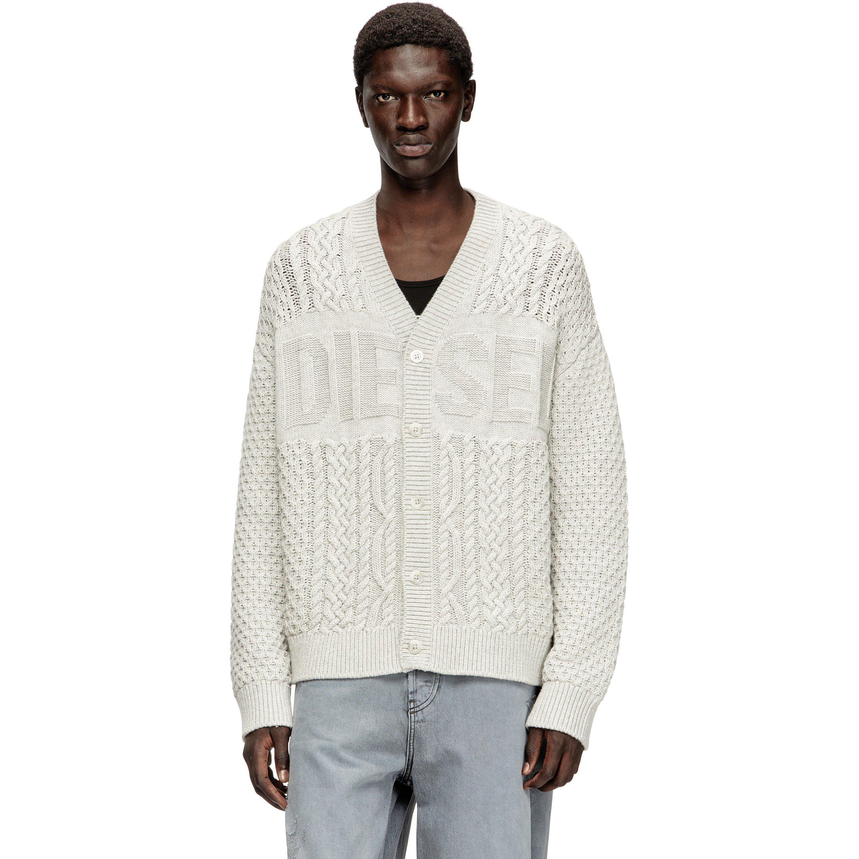 White - Diesel - Men's Cardigan - 1