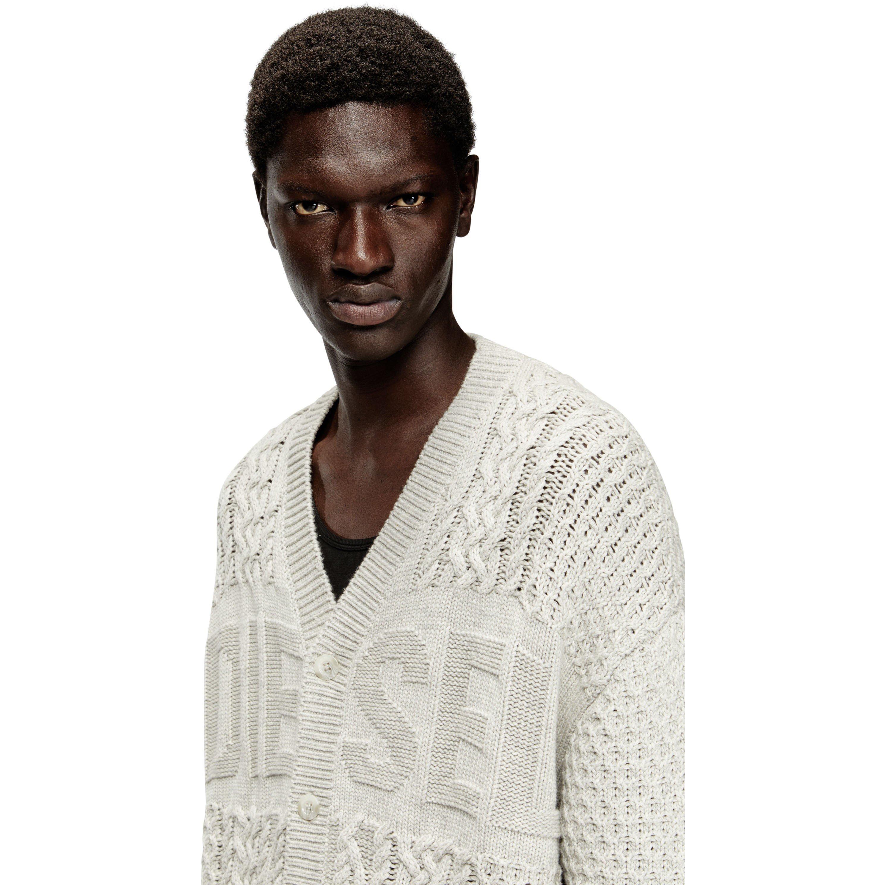 White - Diesel - Men's Cardigan - 3
