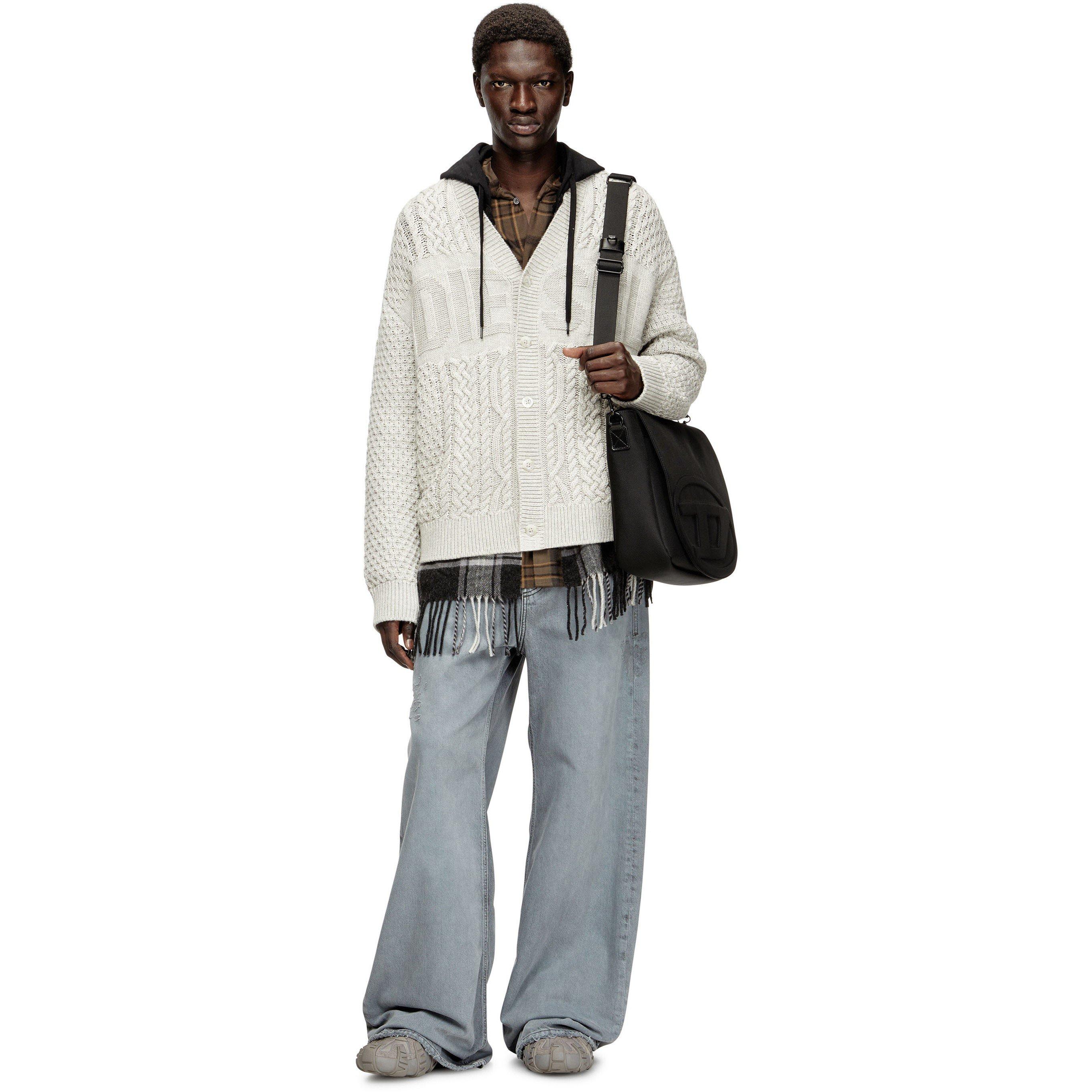 White - Diesel - Men's Cardigan - 4