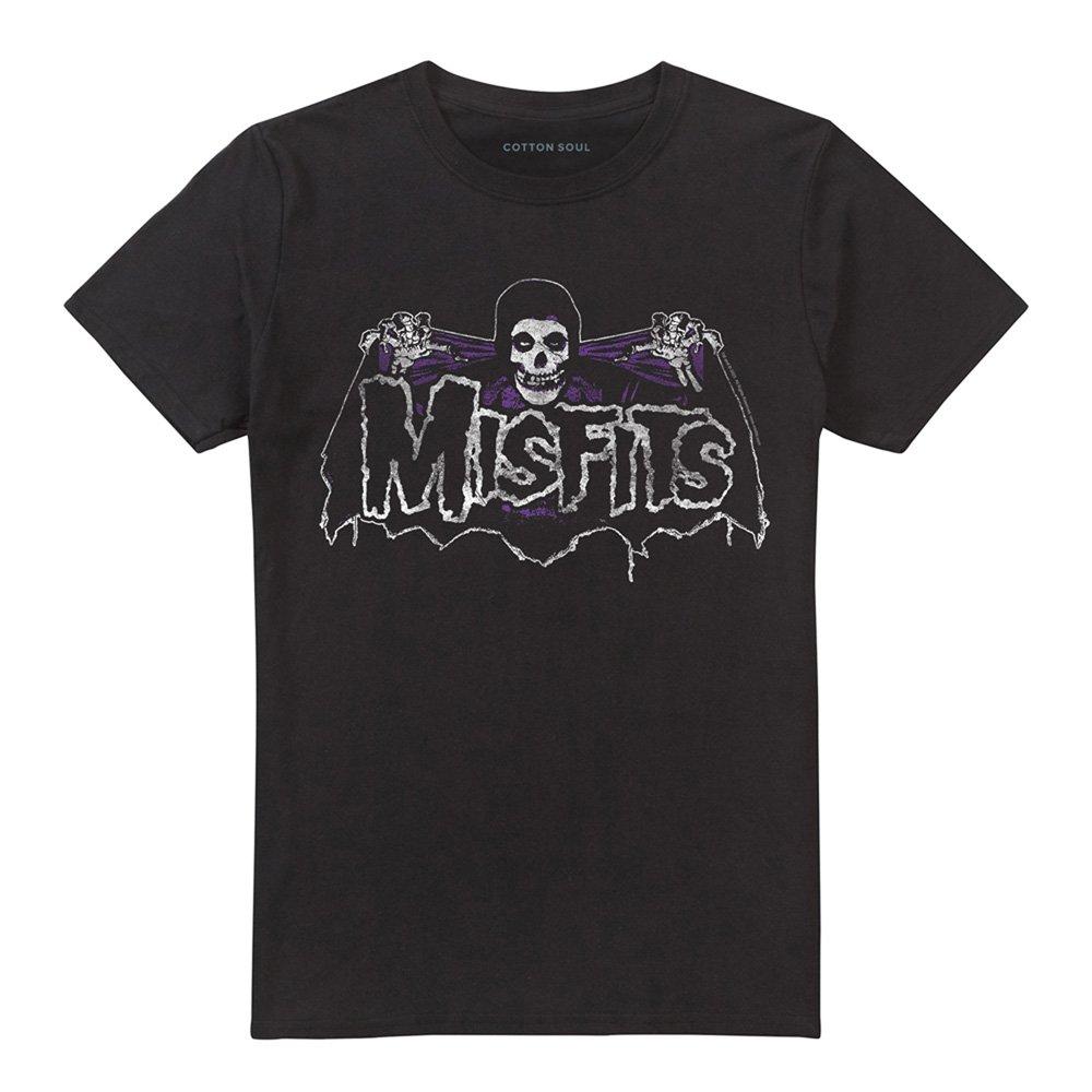 Black - Misfits - Misfits - Bat Logo T-Shirt Black - 4