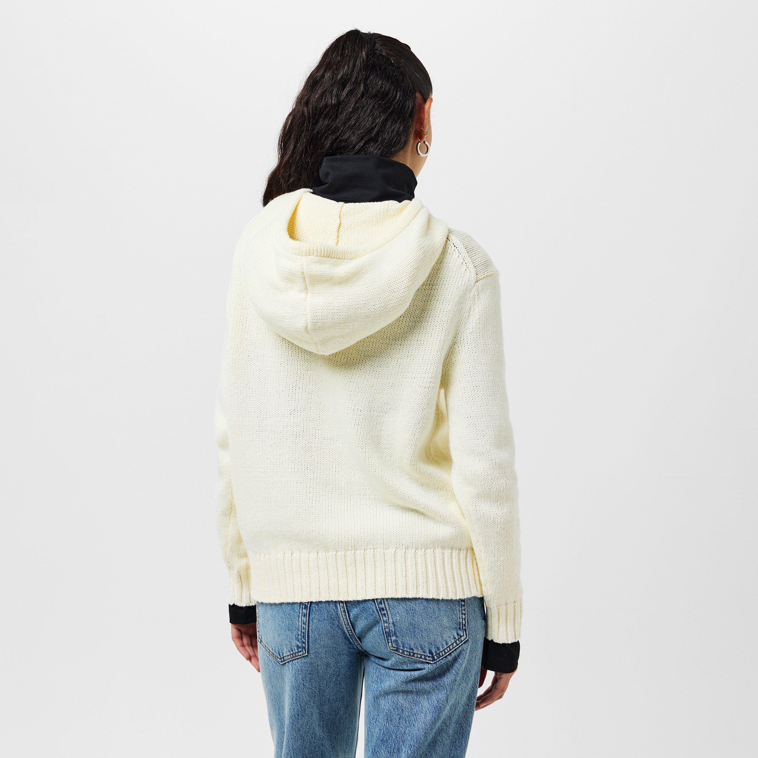 Parchment Cream - Polo Ralph Lauren - Women's Teddy Fleece Crew Neck Jumper - 4